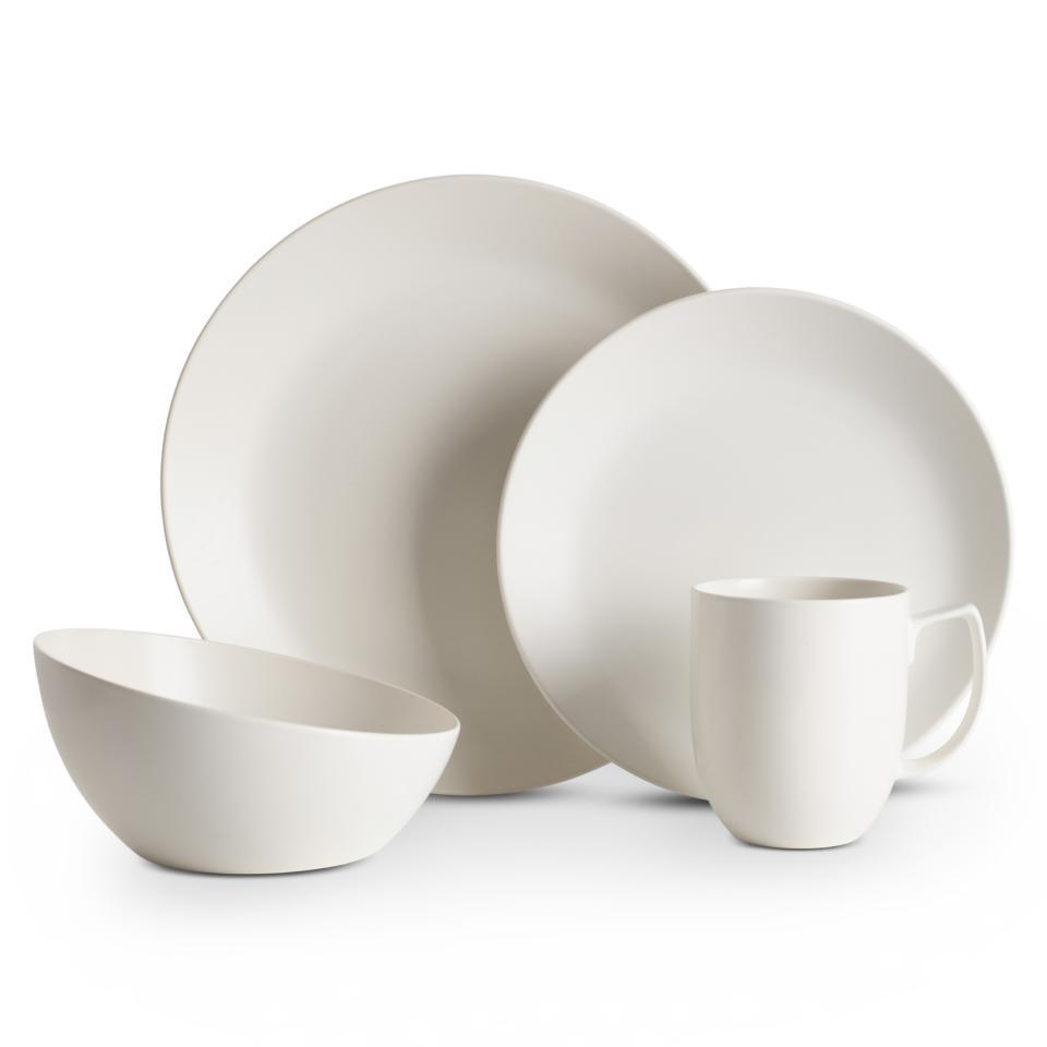 E-shop Sada kameninového riadu Orbit - Starry White, 4ks - Nambé