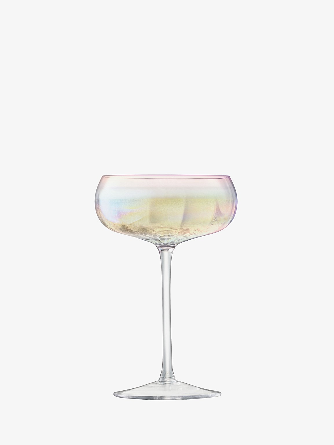 Široký pohár na šampanské Pearl, 300 ml, perleťový, set 4ks - LSA International