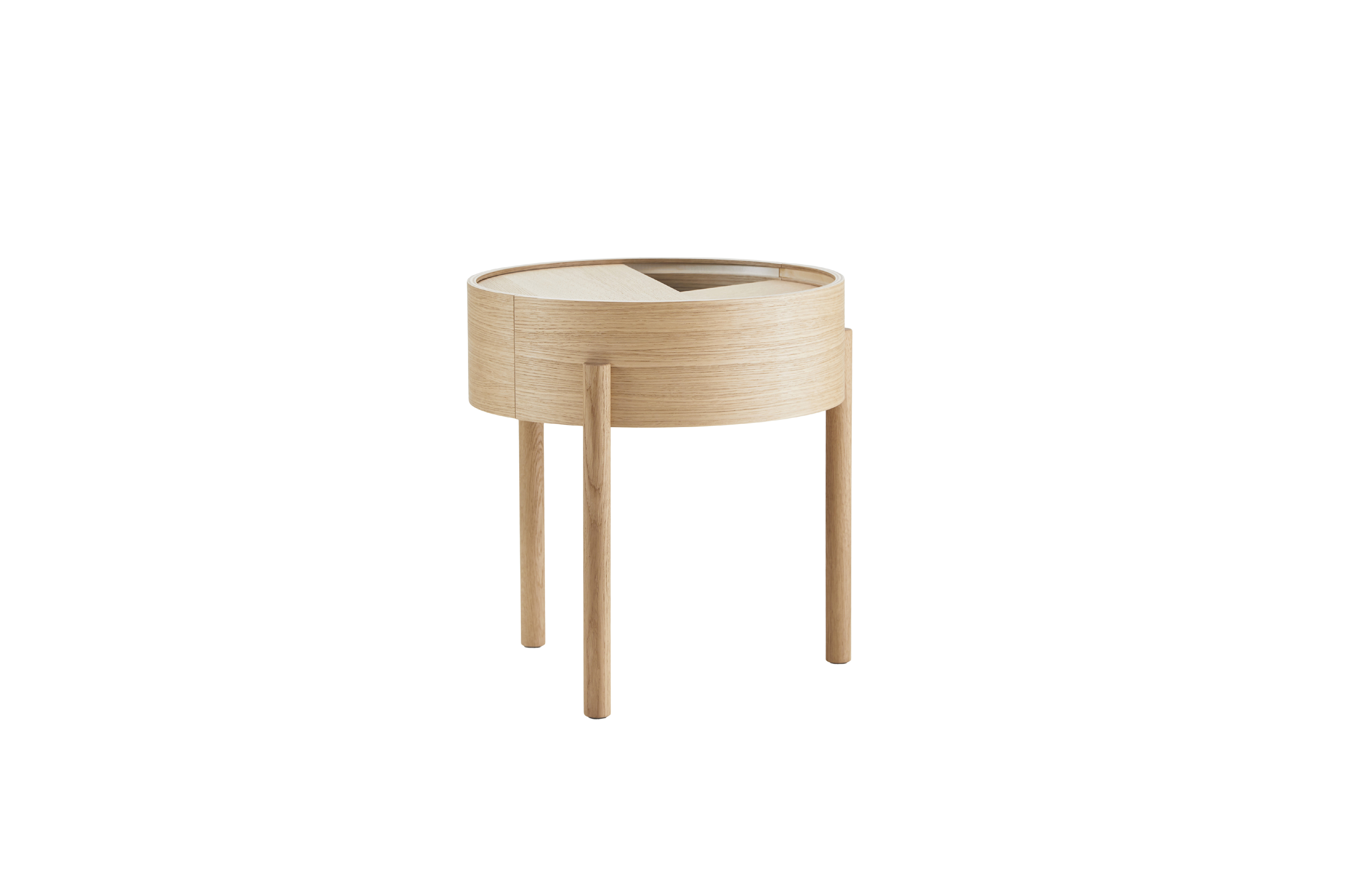 E-shop Odkladací stolík "Arc", 2 varianty - Woud Varianta: dub