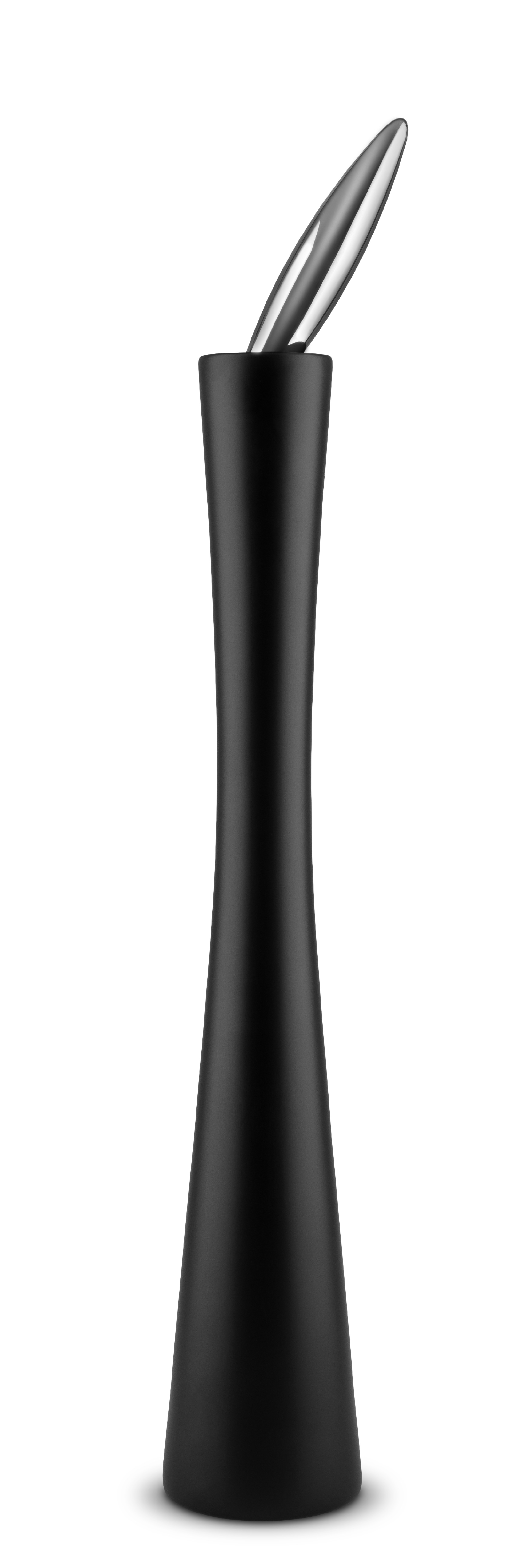 E-shop Drevený mlynček na korenie, čierny, priem. 8.5 cm - Alessi