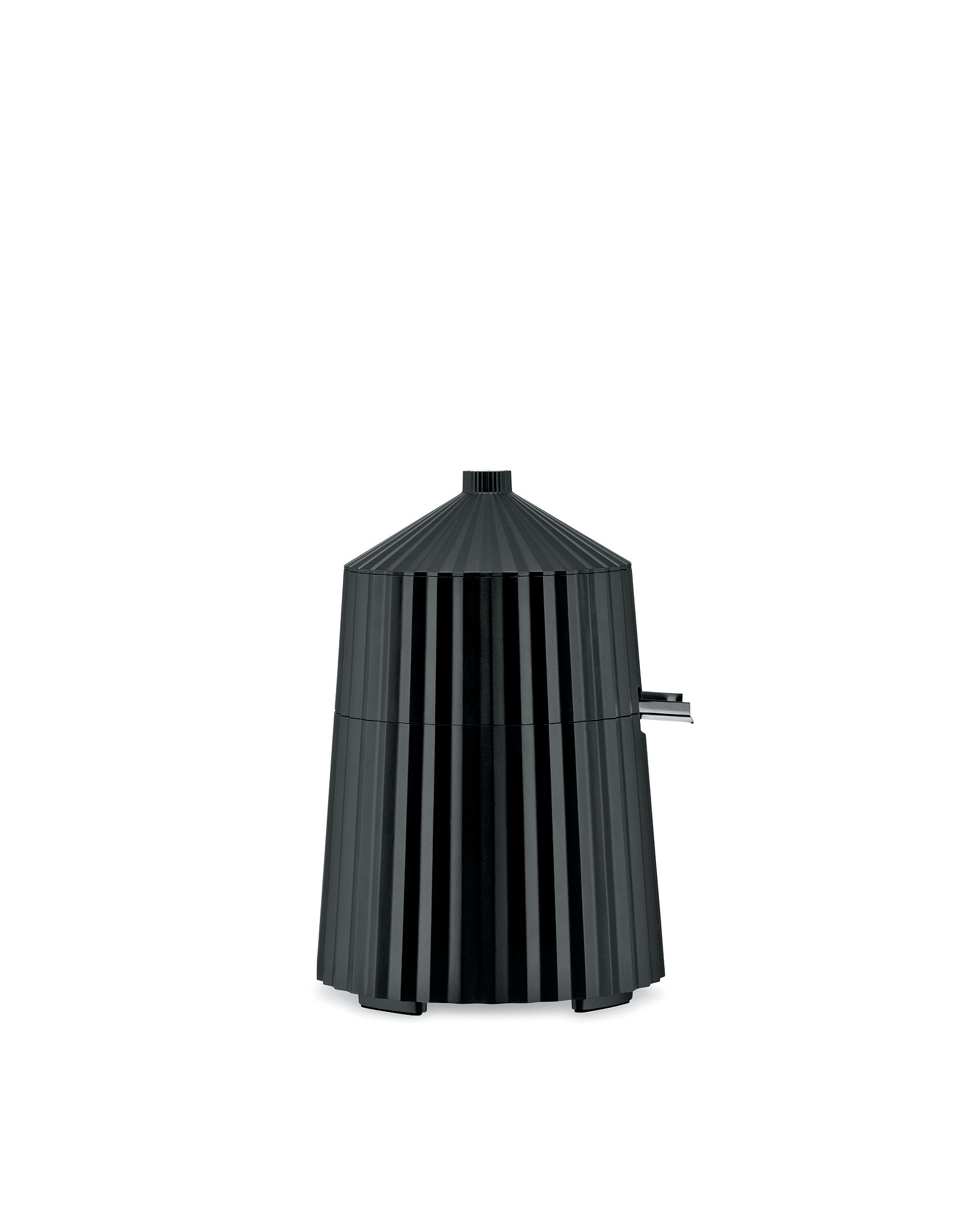 E-shop Elektrický odšťavovač na citrusy Plisse, čierny, priem. 18.5 cm - Alessi