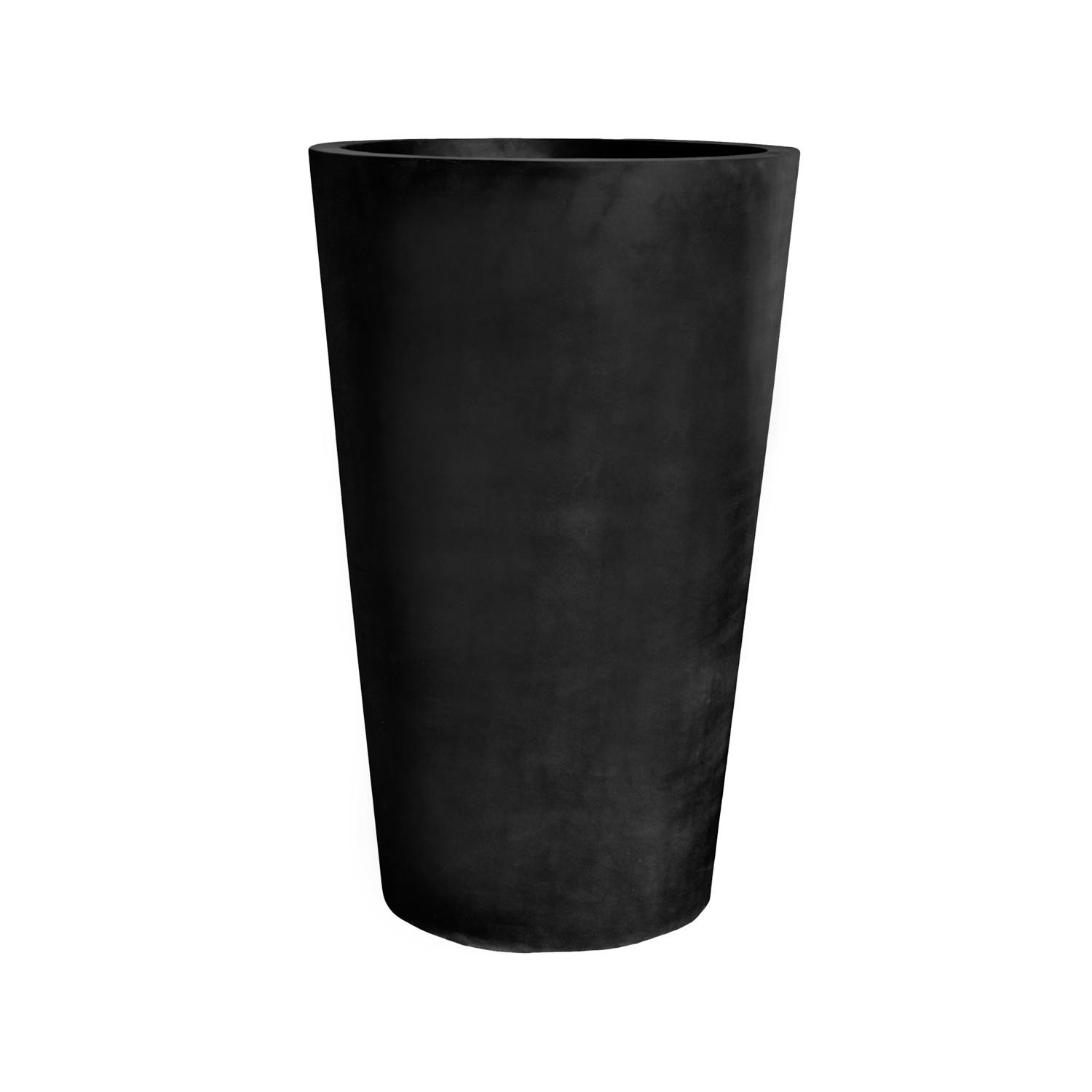 Kvetináč Belle, farba čierna, viac veľkostí - PotteryPots Velikost: XXL - v. 150 cm, ⌀ 100 cm