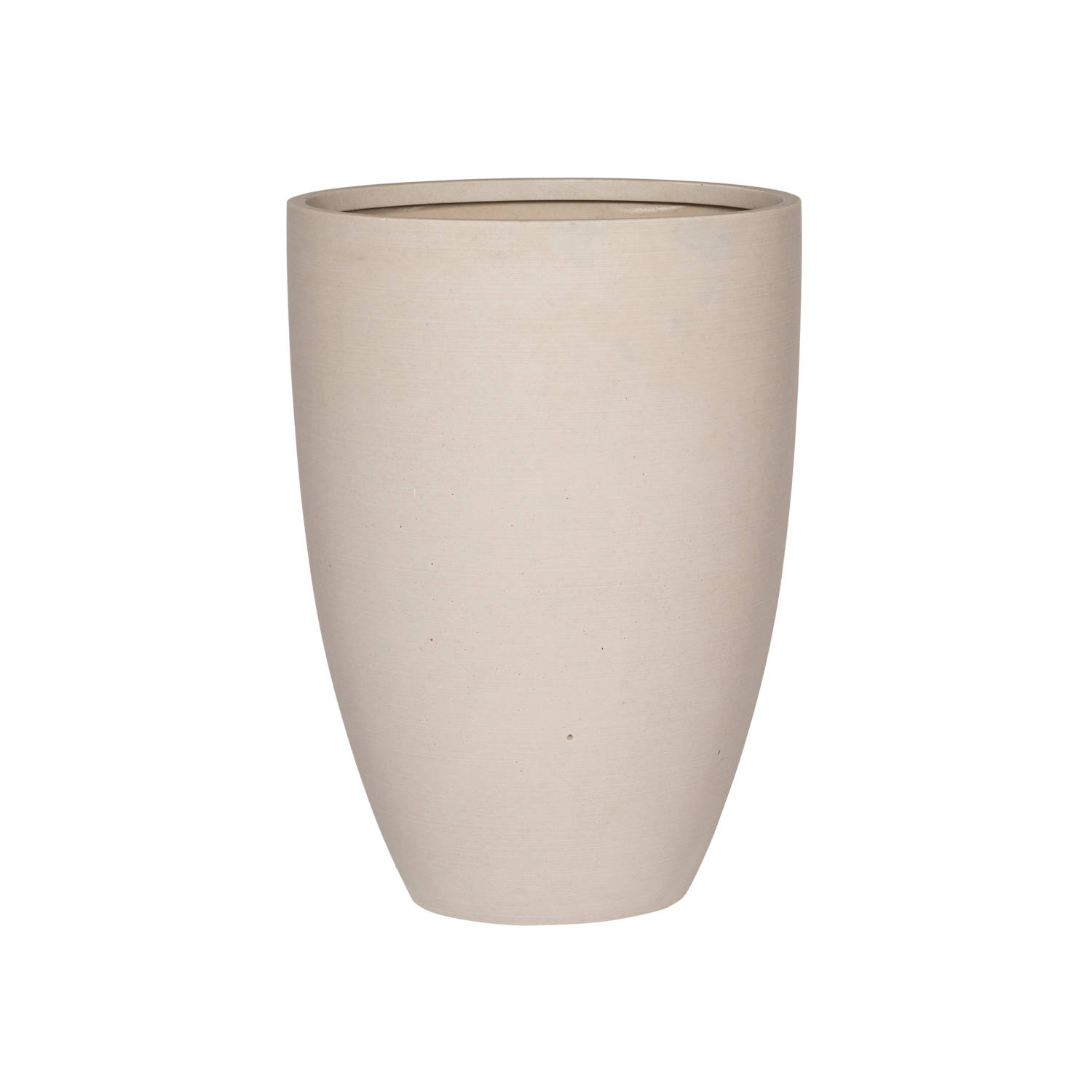 E-shop Pottery Pots Kvetináč Ben, farba prírodná biela, viac veľkostí - PotteryPots Velikost: L - v. 55 cm, ⌀ 40 cm