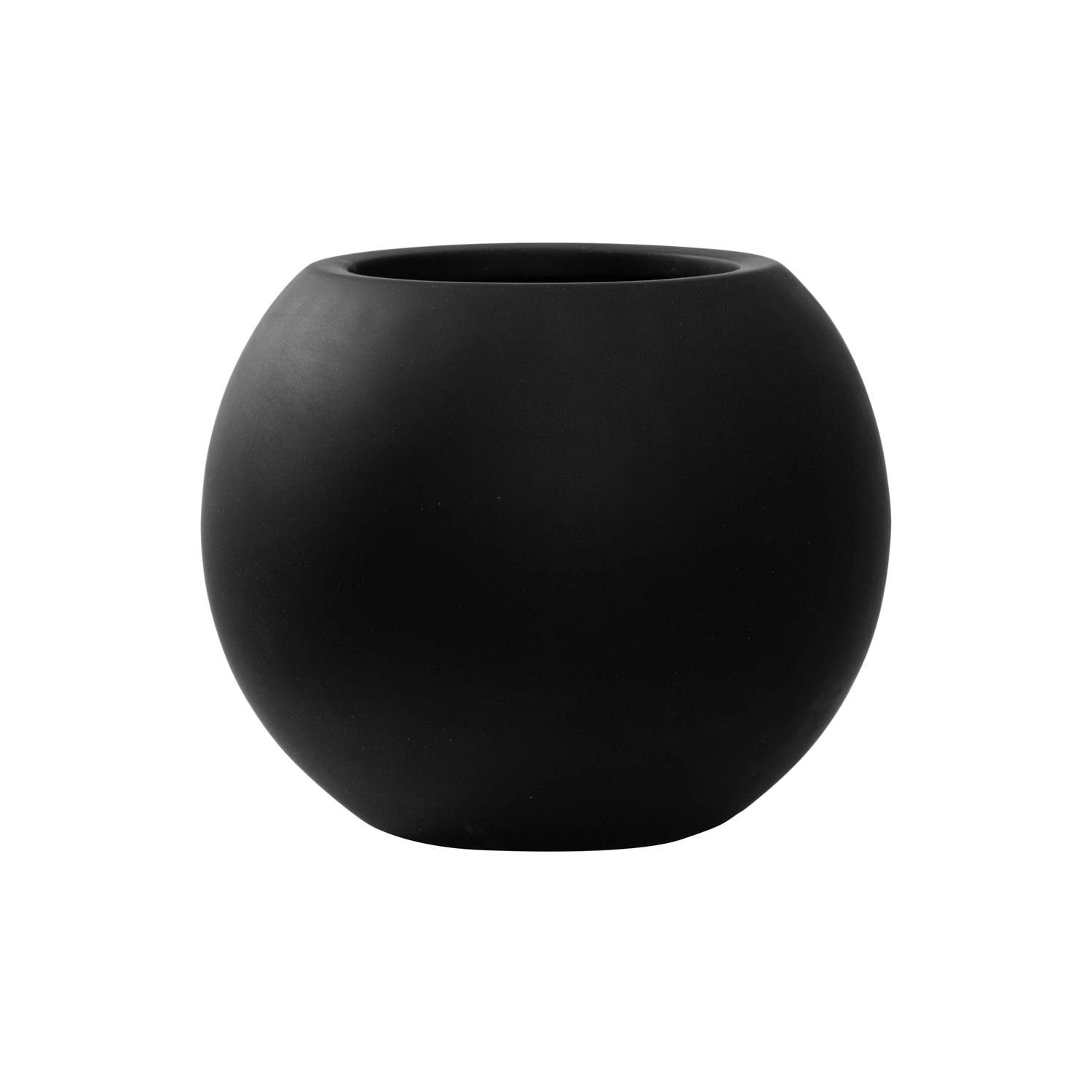 Kvetináč Beth, farba čierna, viac veľkostí - PotteryPots Velikost: XS - v. 20.5 cm, ⌀ 25 cm
