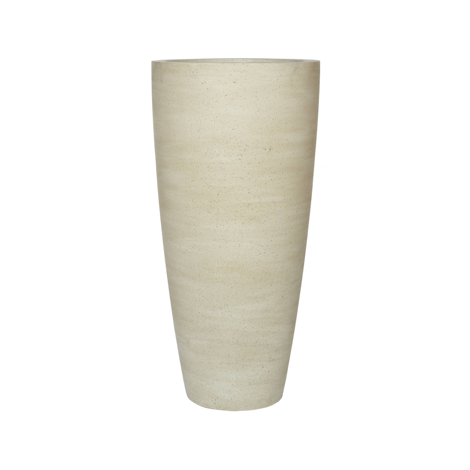 E-shop Pottery Pots Kvetináč Dax, farba béžová, viac veľkostí - PotteryPots Velikost: XL - v. 99.5 cm, ⌀ 47 cm