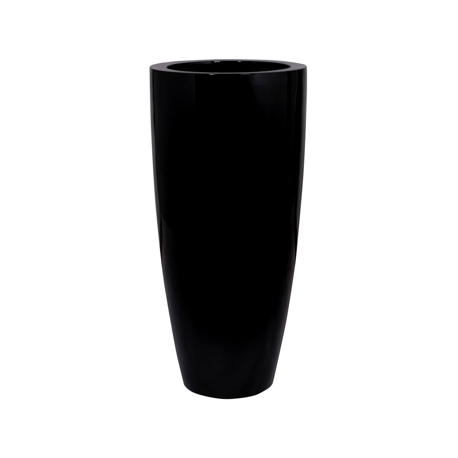 E-shop Pottery Pots Kvetináč Dax, farba čierna, viac veľkostí - PotteryPots Velikost: XL - v. 100 cm, ⌀ 47 cm