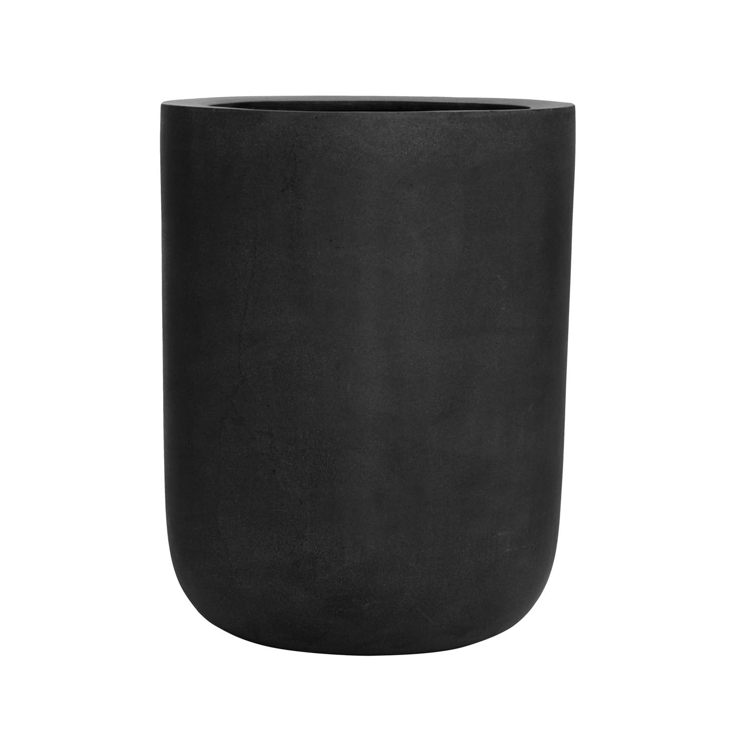 E-shop Pottery Pots Kvetináč Dice, farba čierna, viac veľkostí - PotteryPots Velikost: XL - v. 60 cm, ⌀ 45 cm