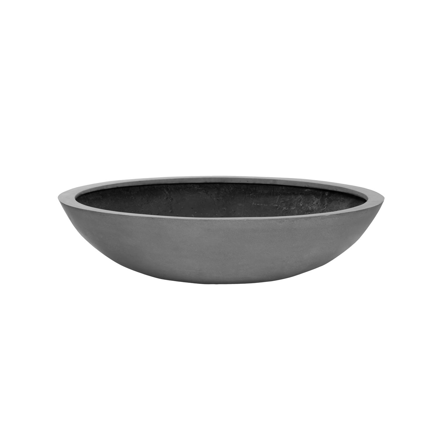 E-shop Pottery Pots Kvetináč Jumbo Bowl, farba sivá, viac veľkostí - PotteryPots Velikost: L - v. 27 cm, ⌀ 110 cm
