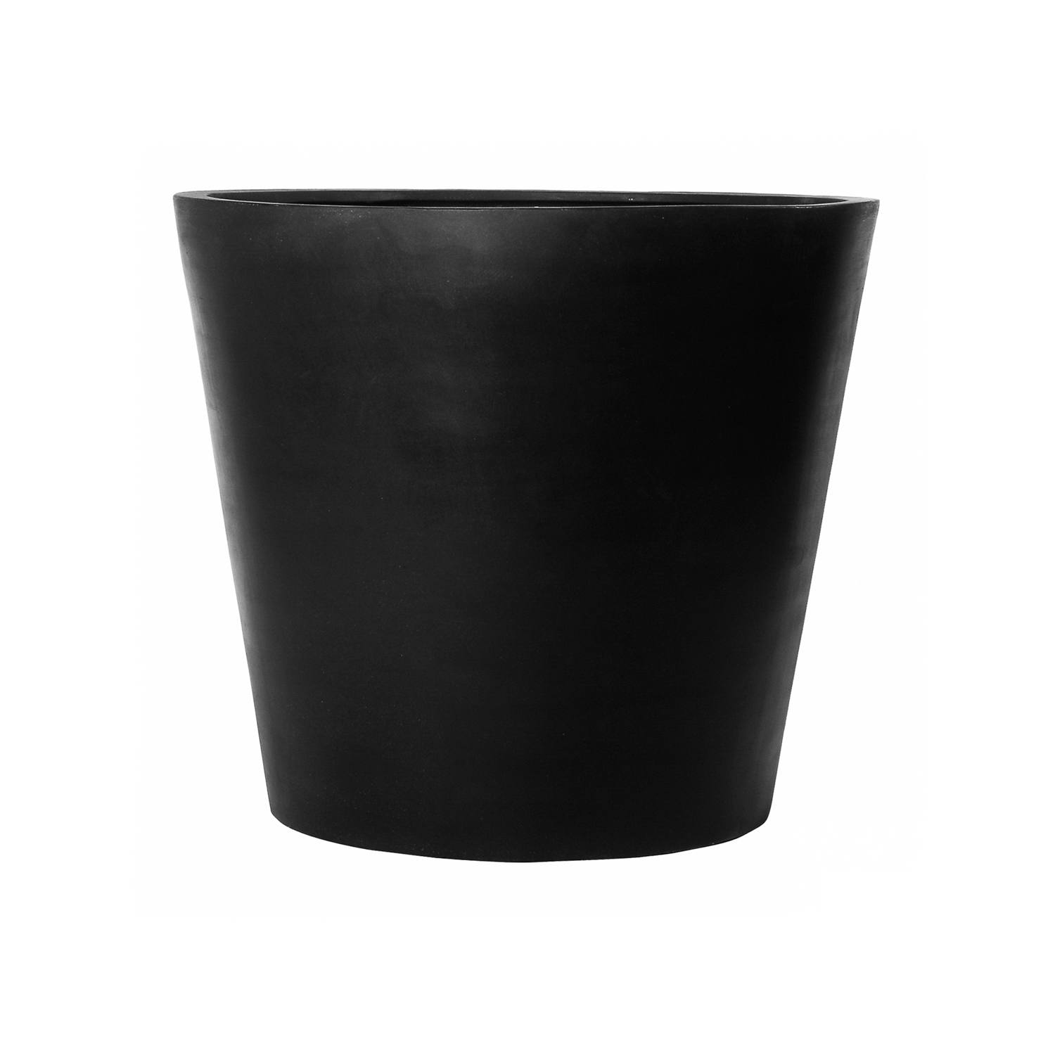 Kvetináč Jumbo Bucket, farba čierna, viac veľkostí - PotteryPots Velikost: S - v. 73 cm, ⌀ 83 cm