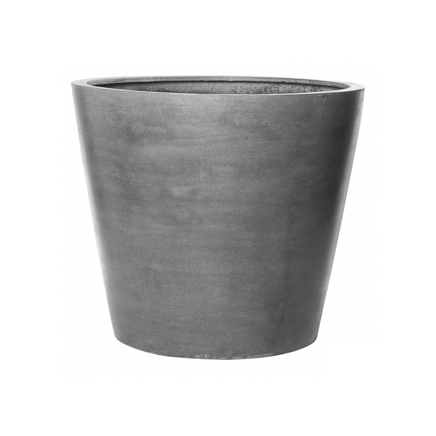 Kvetináč Jumbo Bucket, farba sivá, viac veľkostí - PotteryPots Velikost: L - v. 97 cm, ⌀ 112 cm