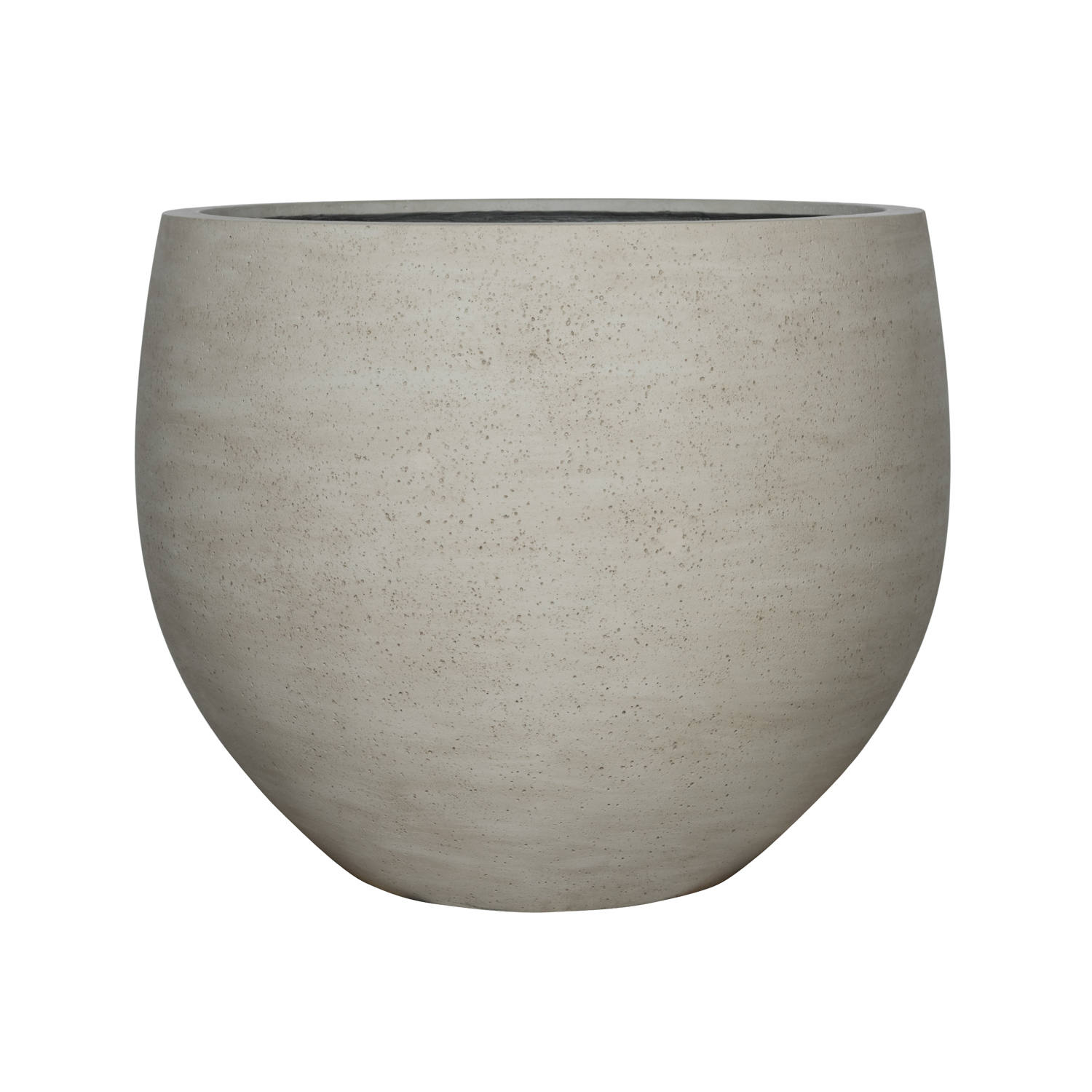 Kvetináč Jumbo Orb, farba béžová, viac veľkostí - PotteryPots Velikost: S - v. 70 cm, ⌀ 87.5 cm