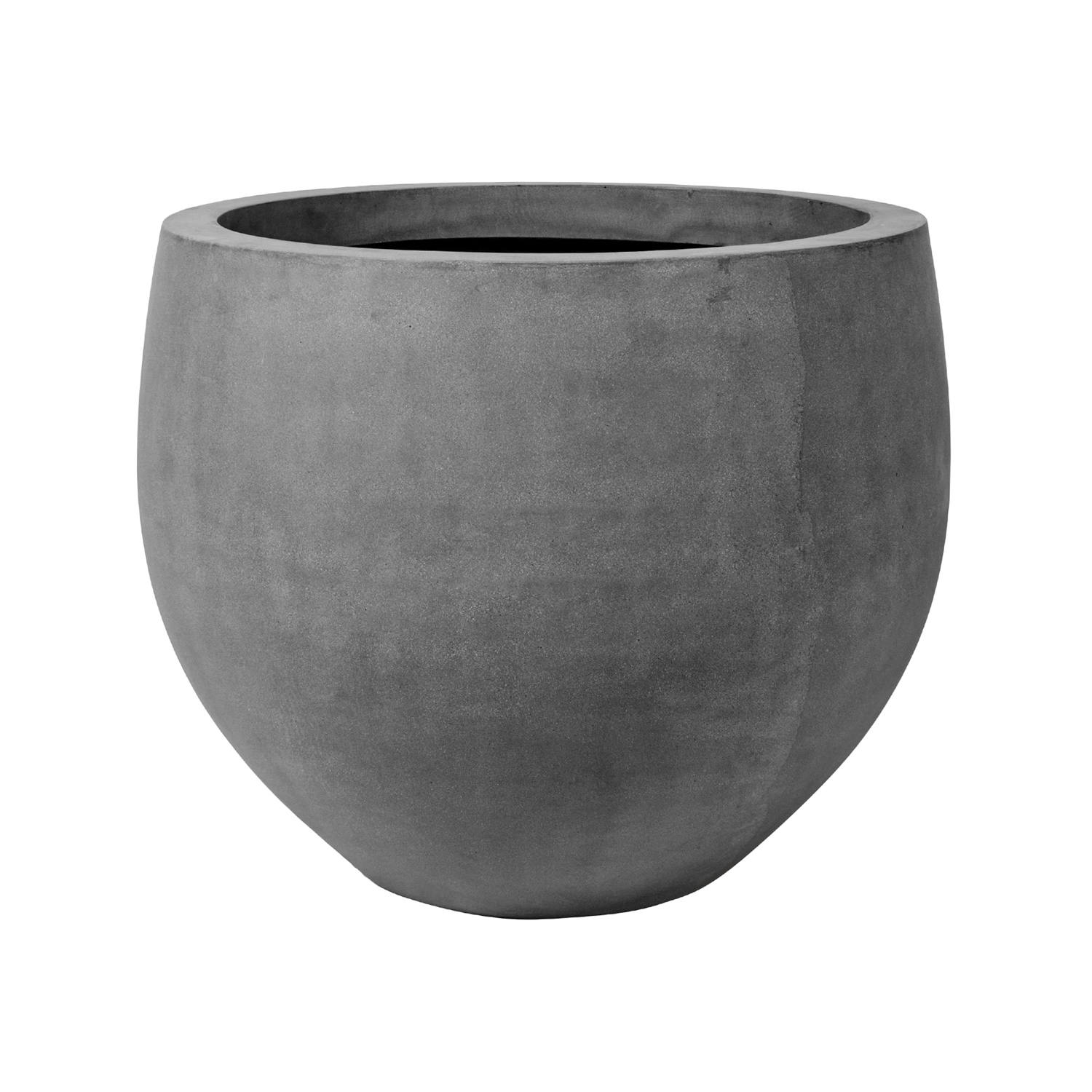 Kvetináč Jumbo Orb, farba sivá, viac veľkostí - PotteryPots Velikost: L - v. 114 cm, ⌀ 133 cm