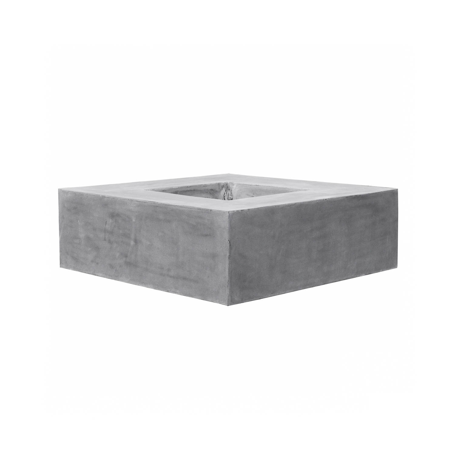 Kvetináč Jumbo Seating Square, farba sivá, viac veľkostí - PotteryPots Velikost: v. 47.5 cm