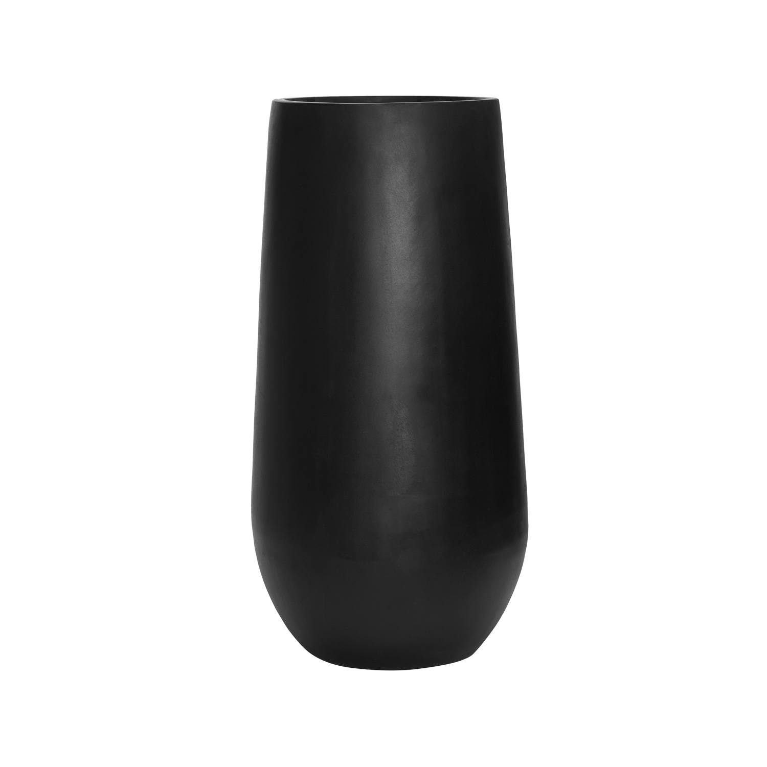 E-shop Pottery Pots Kvetináč Nax, farba čierna, viac veľkostí - PotteryPots Velikost: L - v. 100 cm, ⌀ 50 cm
