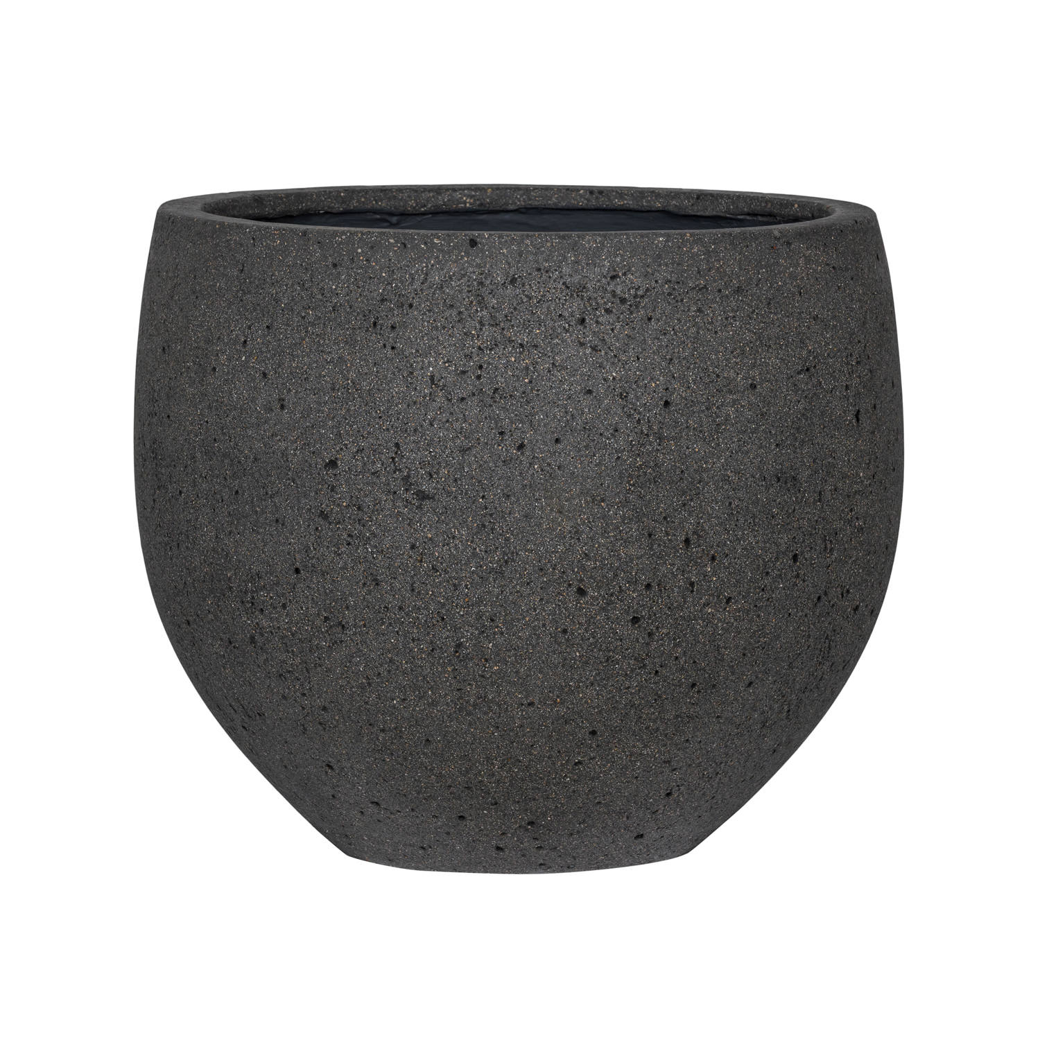 Kvetináč Orb, farba sivá laterit, viac veľkostí - PotteryPots Velikost: L - v. 46 cm, ⌀ 53 cm