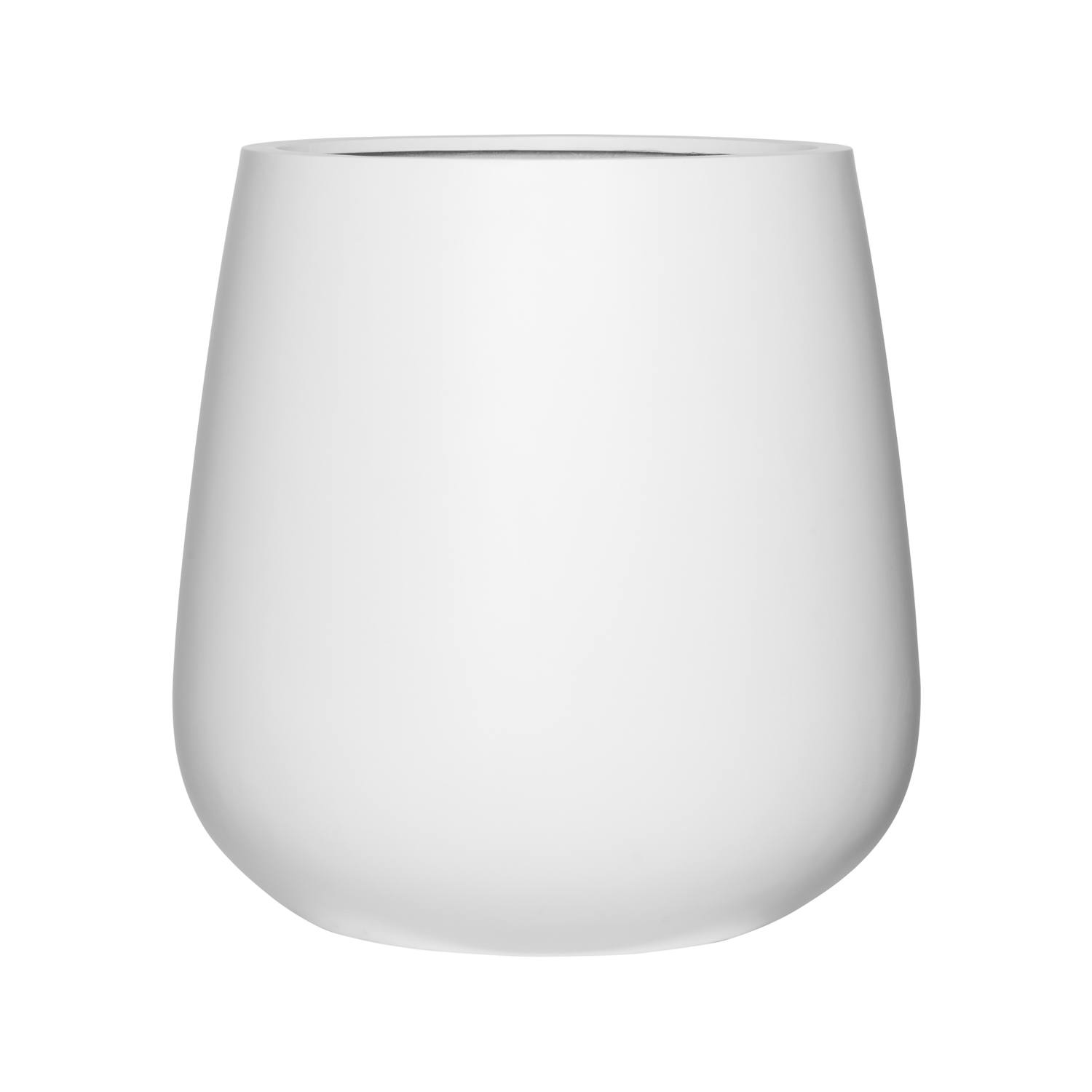 E-shop Pottery Pots Kvetináč Pax, farba matná biela, viac veľkostí - PotteryPots Velikost: M - v. 46 cm, ⌀ 44 cm