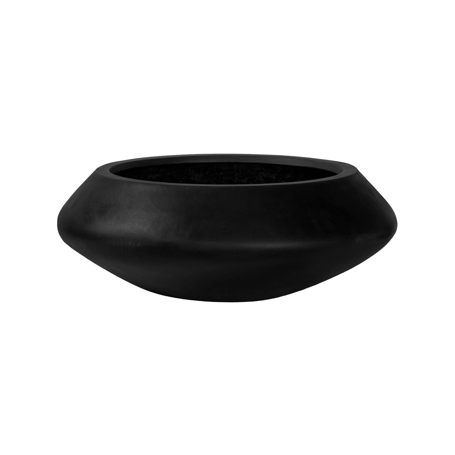 E-shop Pottery Pots Kvetináč Tara, farba čierna, viac veľkostí - PotteryPots Velikost: XL - v. 37.5 cm, ⌀ 100 cm