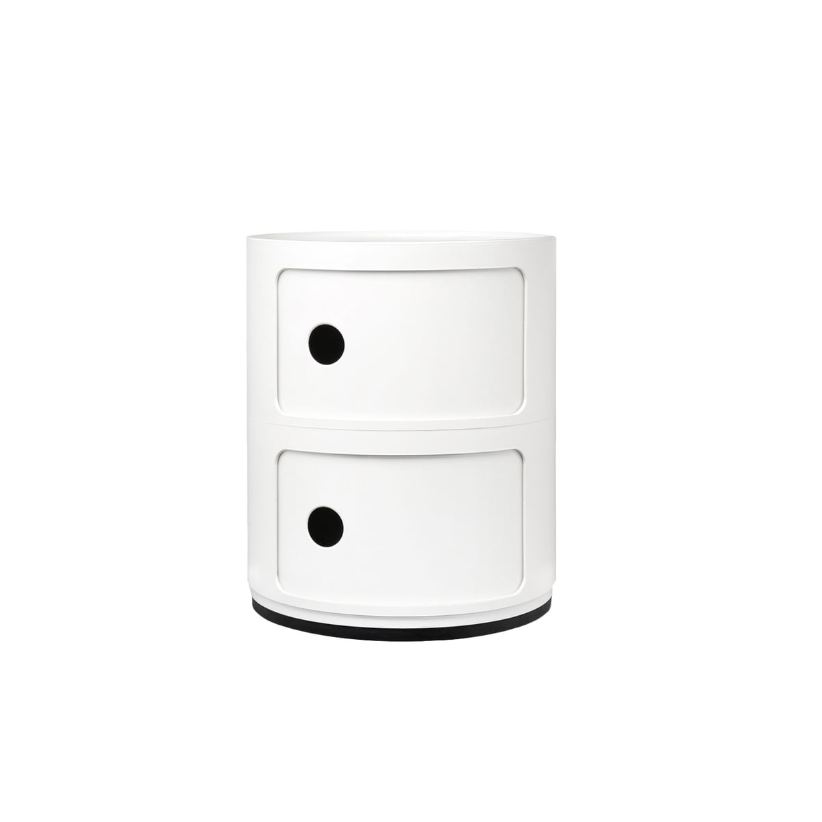 E-shop Kartell Stolík s úložným priestorom Componibili 4966, 2 úložné diely, viac farieb Farba: bílá
