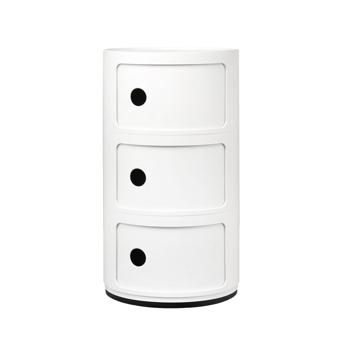E-shop Kartell Stolík s úložným priestorom Componibili 4967, 3 úložné diely, viac farieb Farba: bílá