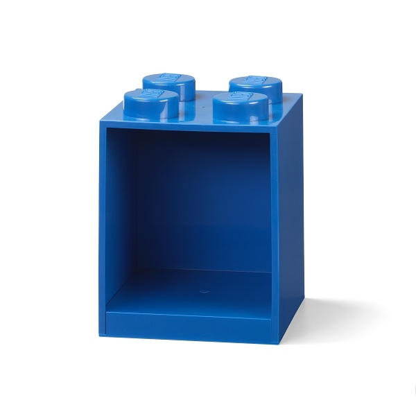 Brick 4 závesná polica, viac variant - LEGO Farba: modrá