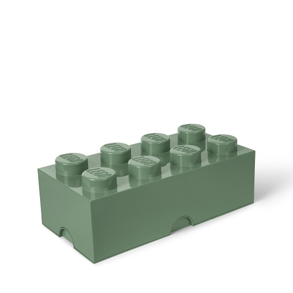 Úložný box 8, viac variant - LEGO Farba: army zelená