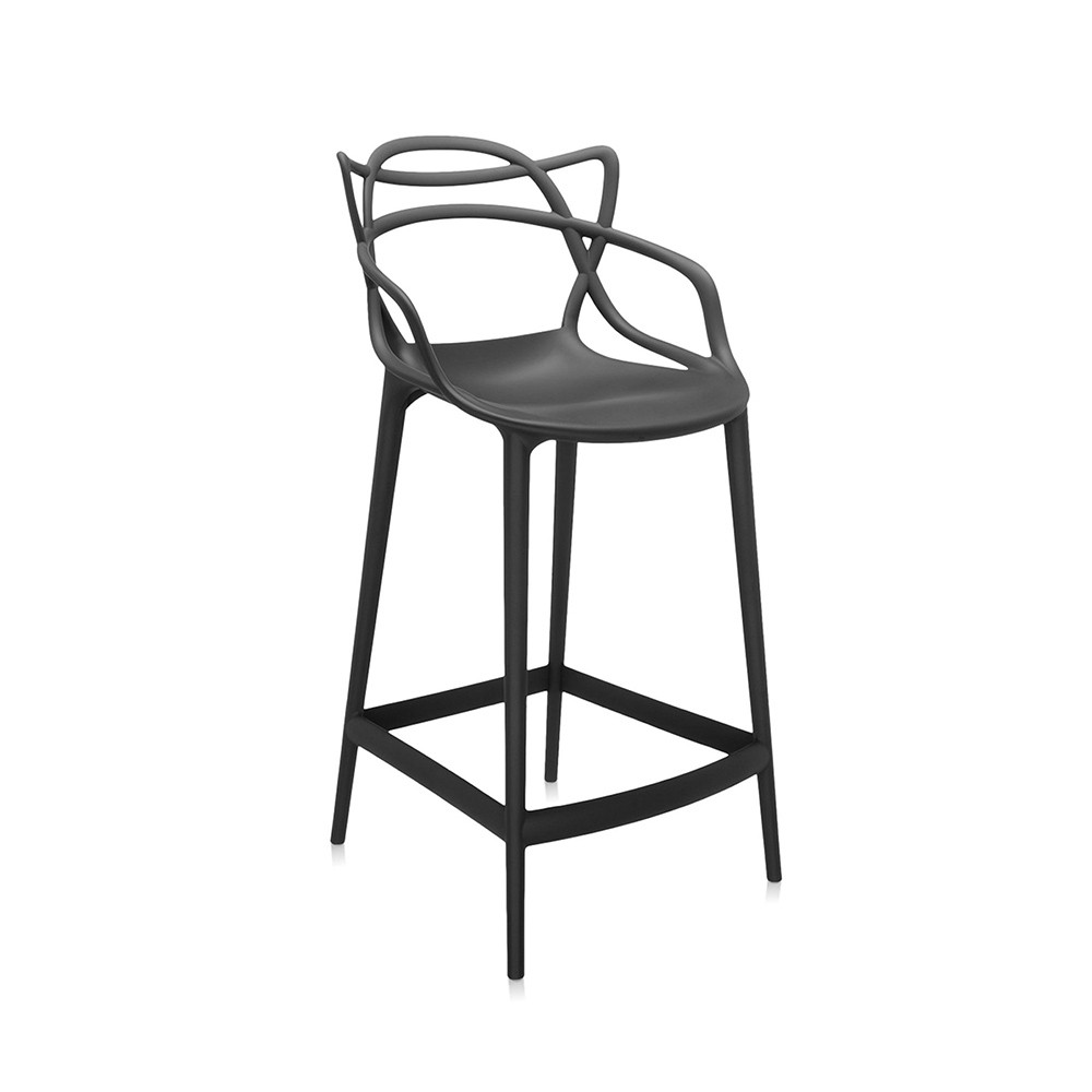 E-shop Barová stolička Masters, v. 65 cm, viac farieb - Kartell Farba: černá