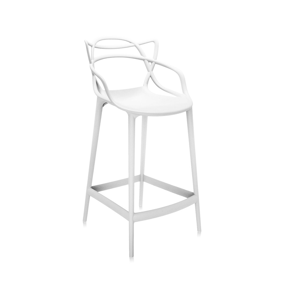 E-shop Barová stolička Masters, v. 65 cm, viac farieb - Kartell Farba: bílá