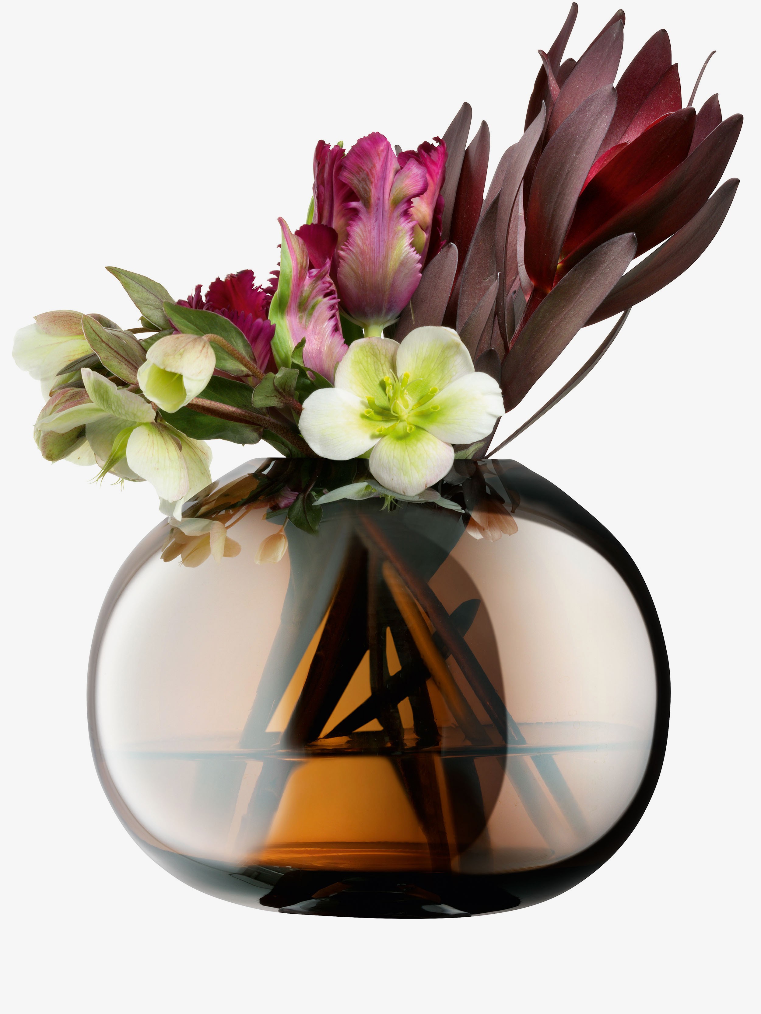 Váza Epoque, v. 13,5 cm, lesklý jantár - LSA international