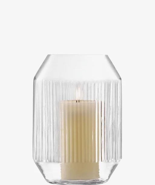 E-shop Lampáš/váza Rotunda, v. 26 cm, číra - LSA international