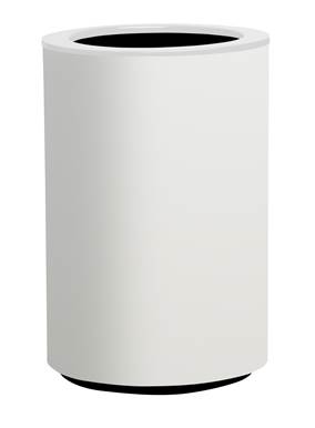Valcový samozavlažovací kvetináč STEEL PLUS, viac variantov - Hobby Flower Farba: bílá, Rozměry: Ø 35 x 75