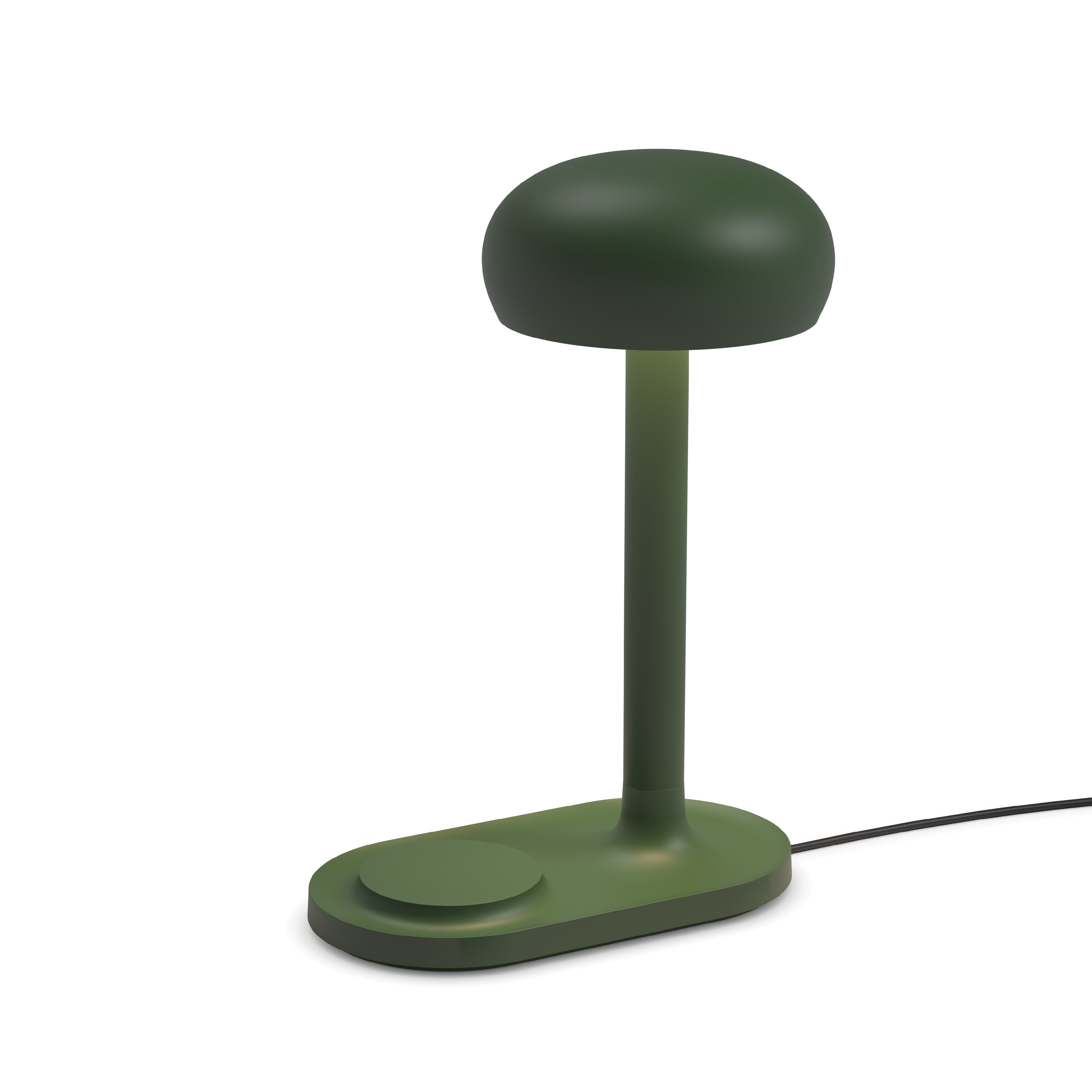 E-shop Lampa Emendo s Qi bezdrôtovým nabíjaním, smaragdovo zelená - Eva Solo