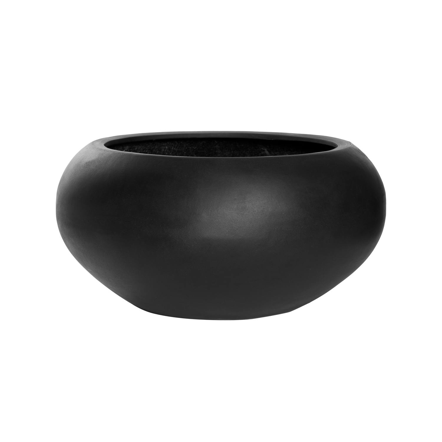 E-shop Pottery Pots Kvetináč Cora, farba čierna, viac veľkostí - PotteryPots Velikost: M - v. 36.5 cm, ⌀ 70 cm