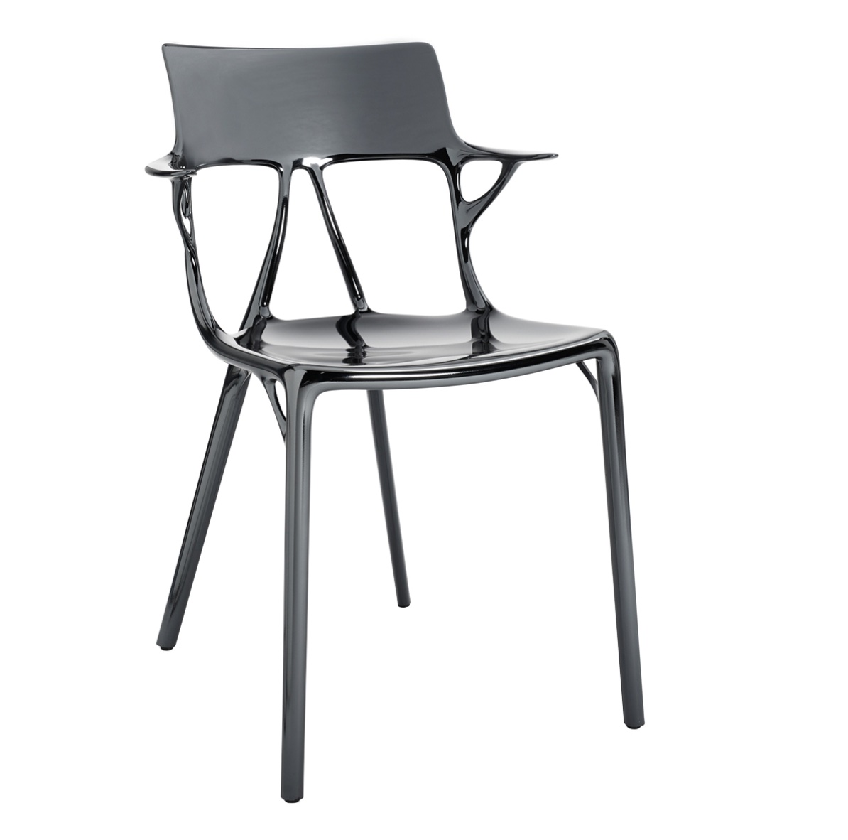 E-shop Kartell Jedálenská stolička A. I., viac farieb Farba: Titanová