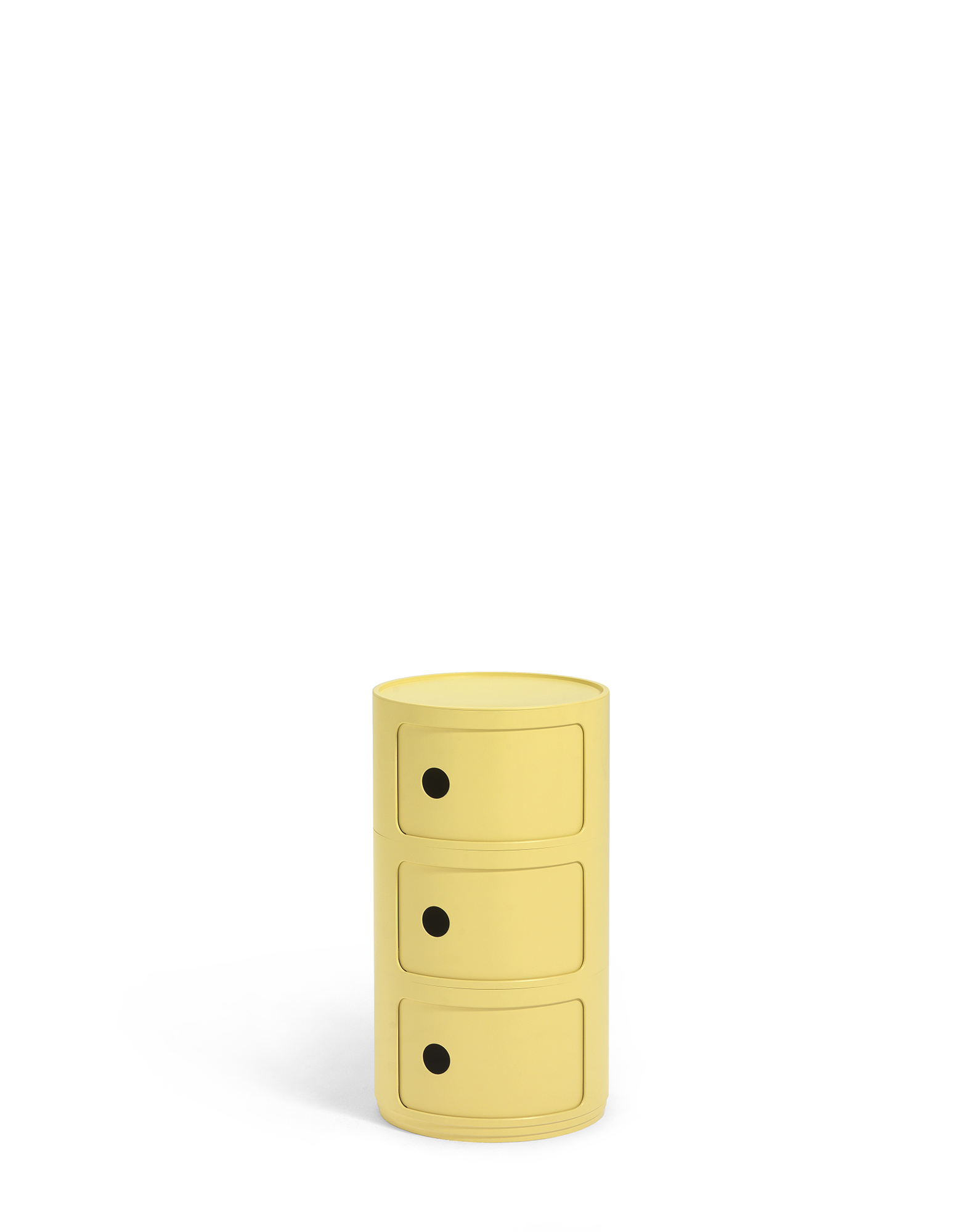 E-shop Kartell Stolík s úložným priestorom Componibili BIO 5970, 3 úložné diely, viac farieb Farba: žlutá