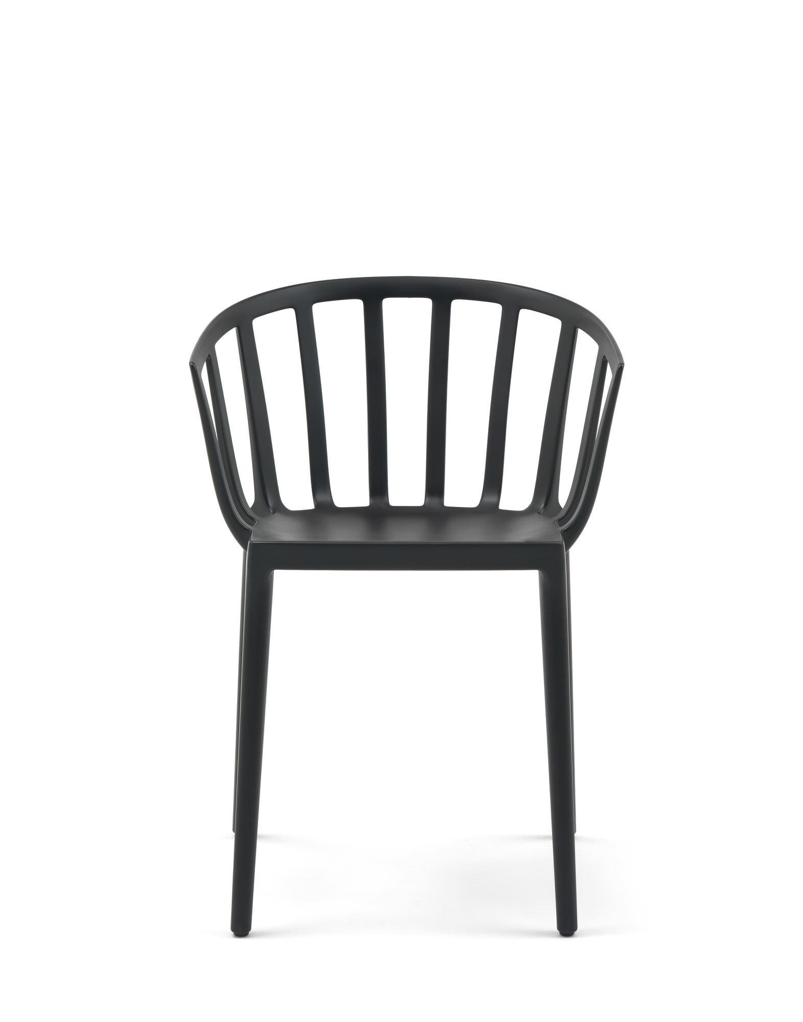 E-shop Jedálenská stolička Venice, matná čierna - Kartell