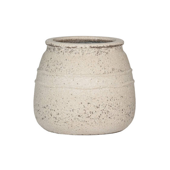E-shop Pottery Pots Hestia, kriedovo biela, viac veľkostí - Potterypots Rozměry: S: ⌀ 32 x 28 cm
