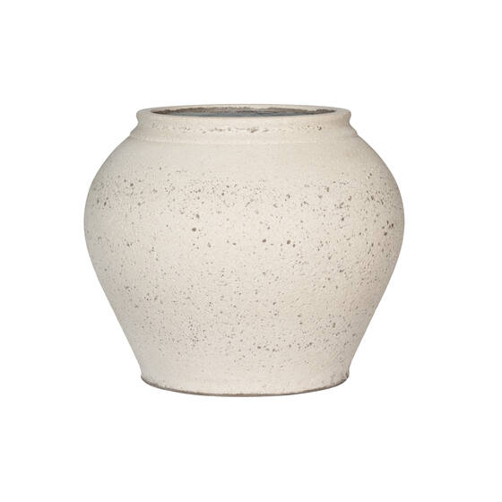 E-shop Pottery Pots Zeus, kriedovo biela, viac veľkostí - Potterypots Rozměry: L: ⌀ 69 x 58 cm