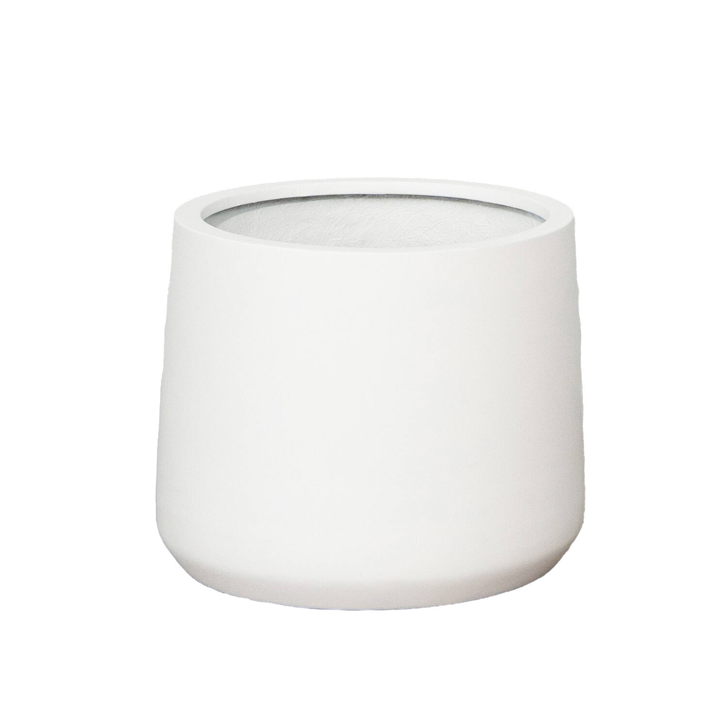 E-shop Pottery Pots Kvetináč Patt, farba matná biela, viac veľkostí - PotteryPots Velikost: Ø42 x 35 cm