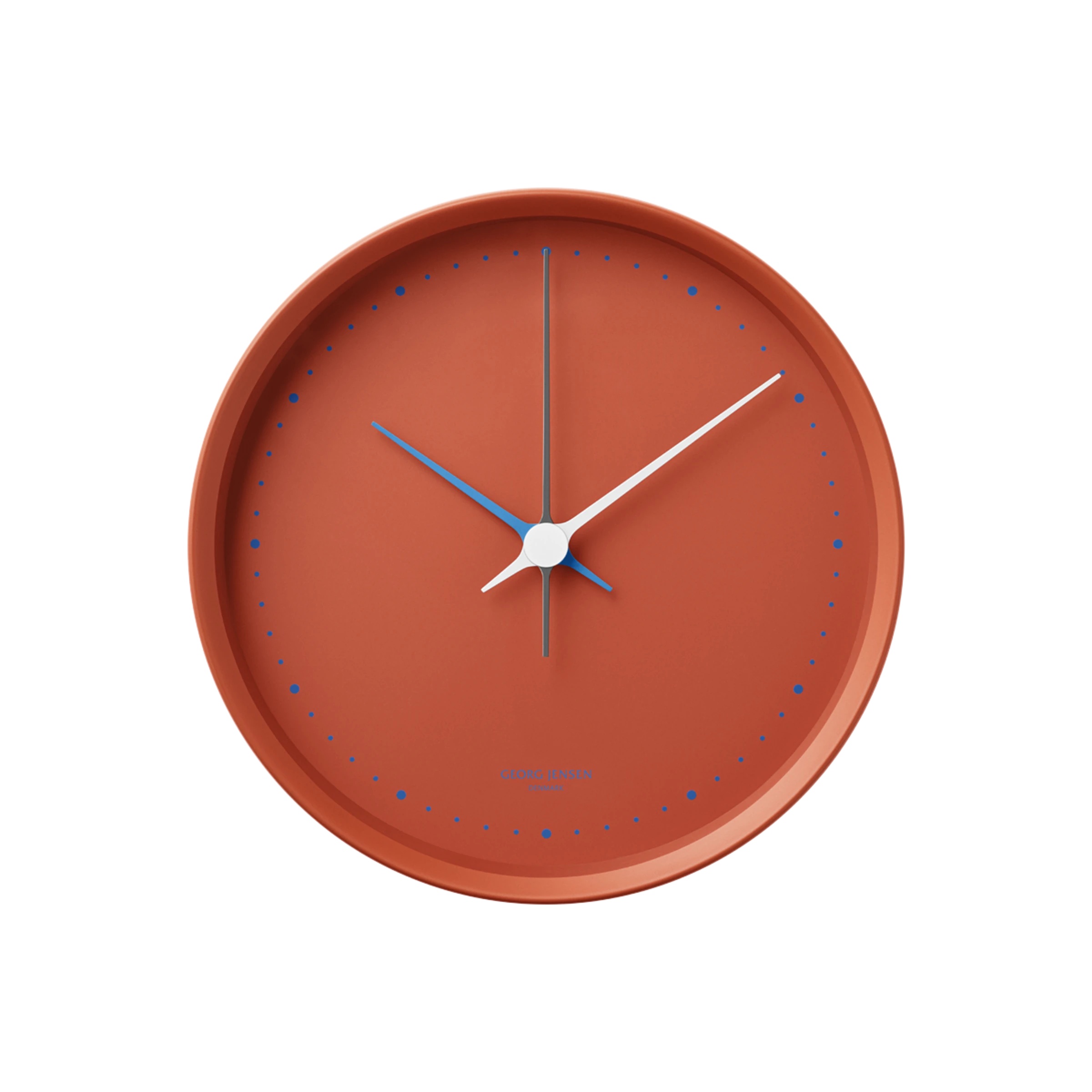 E-shop Nástenné hodiny Henning Koppel 22 cm, matná červená - Georg Jensen