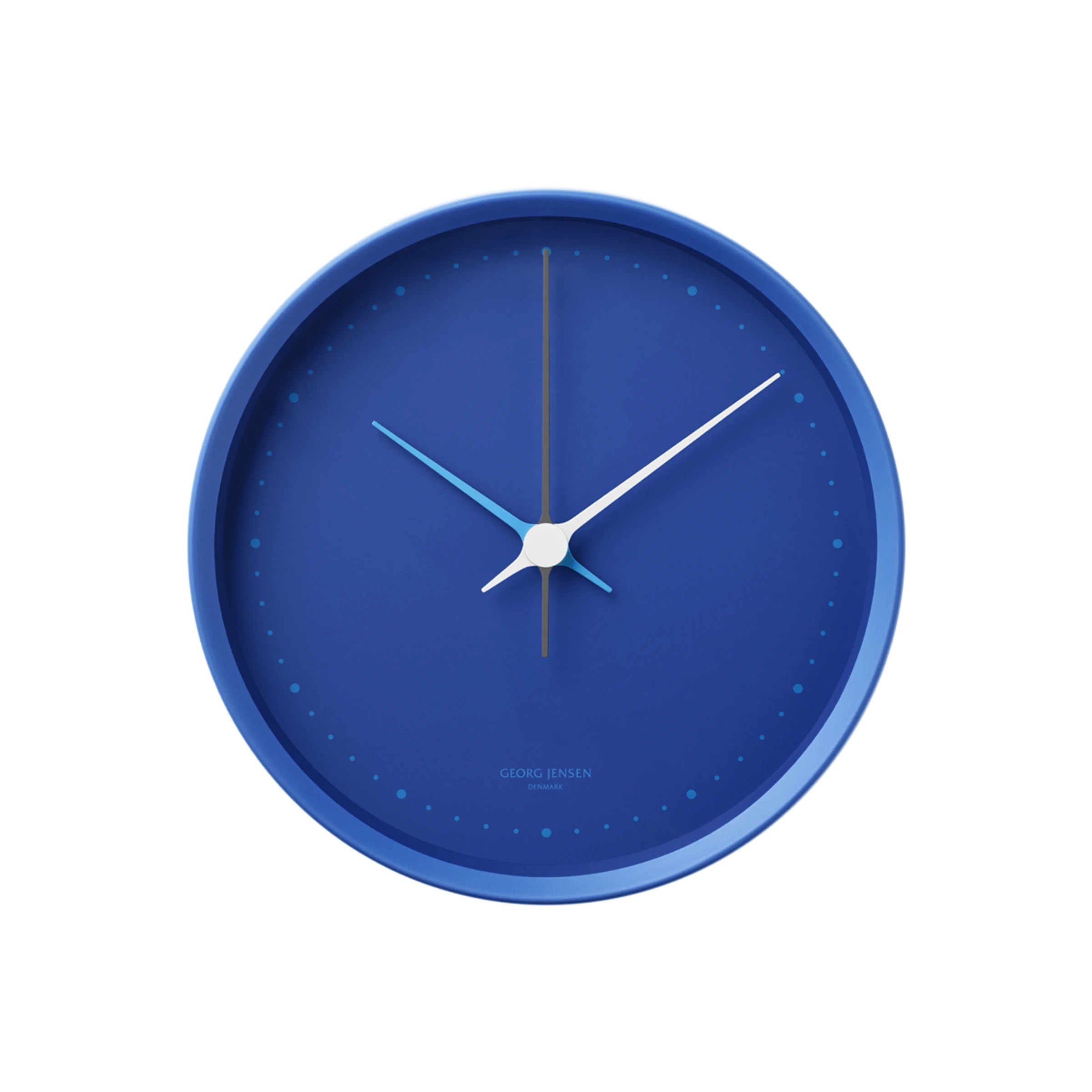 E-shop Nástenné hodiny Henning Koppel 22 cm, matná modrá - Georg Jensen