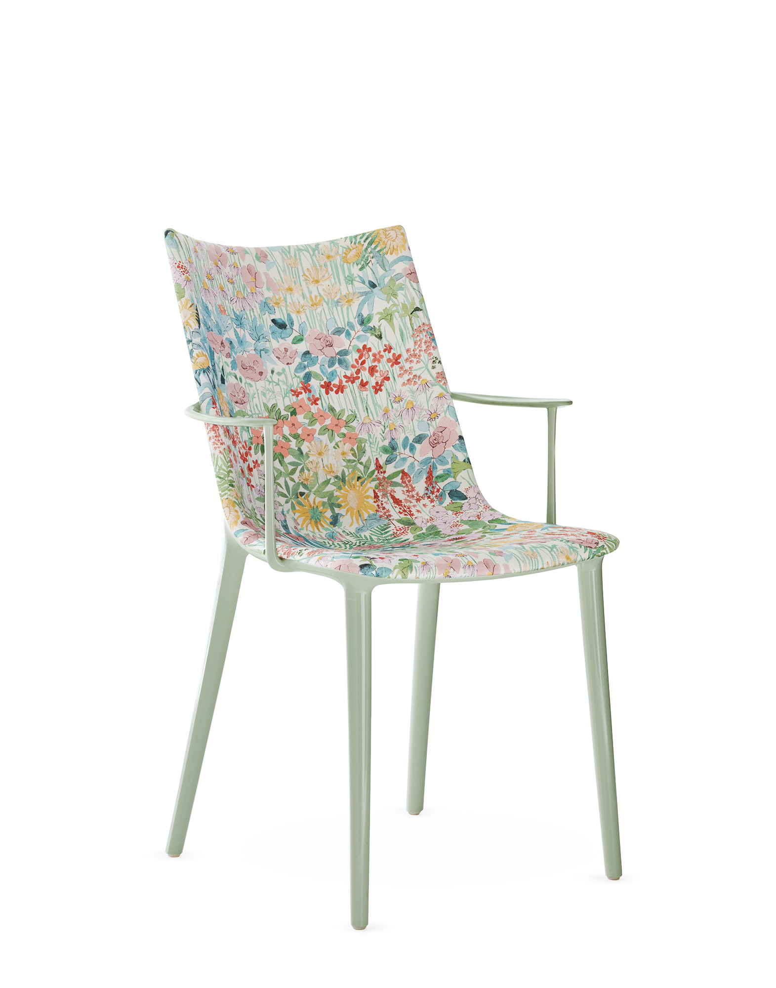 E-shop Stolička H.H.H. čalúnená látka, viac variantov - Kartell Farba: Bílá / Lichen