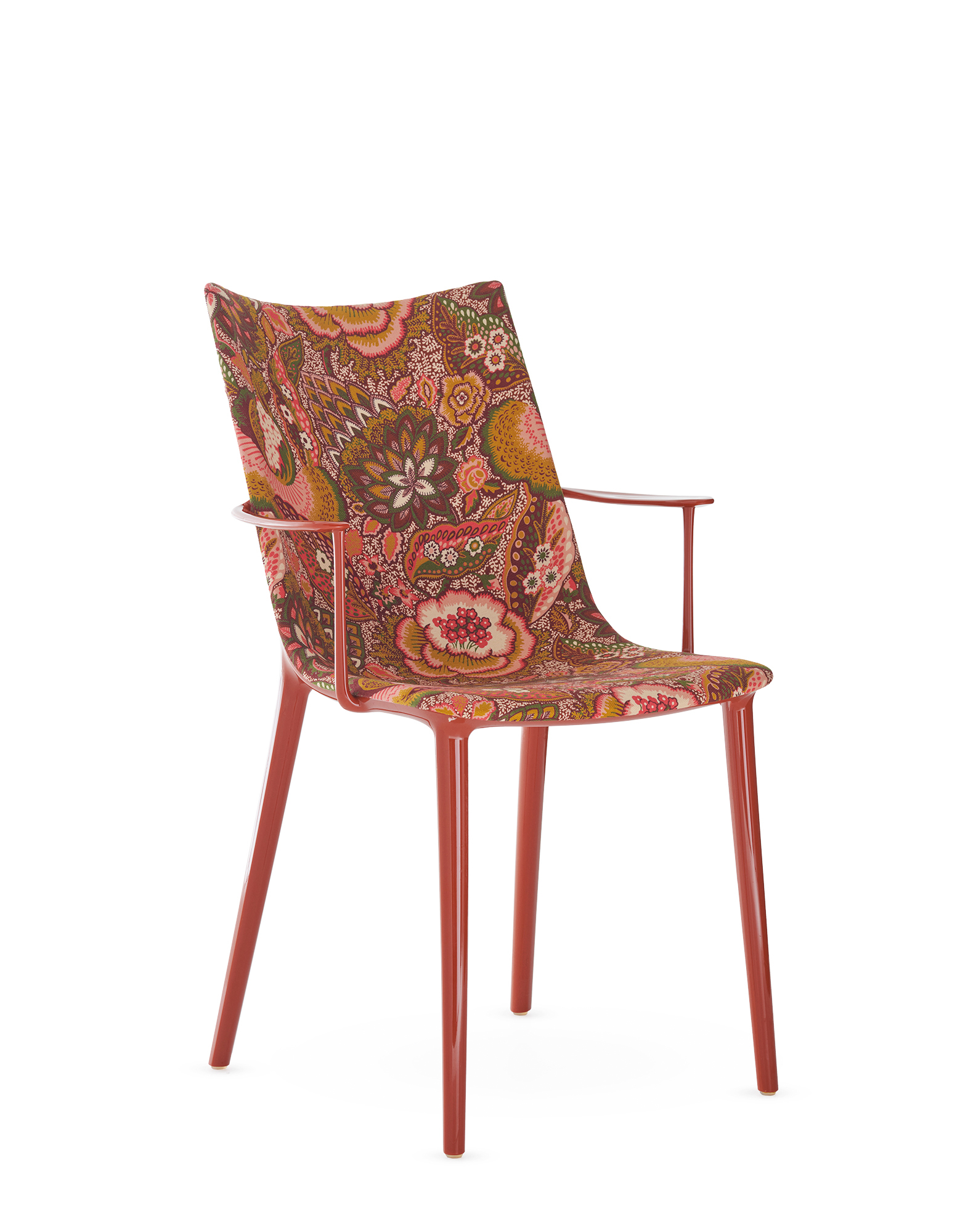 E-shop Stolička H.H.H. čalúnená látka, viac variantov - Kartell Farba: Rezavě oranžová / Laková