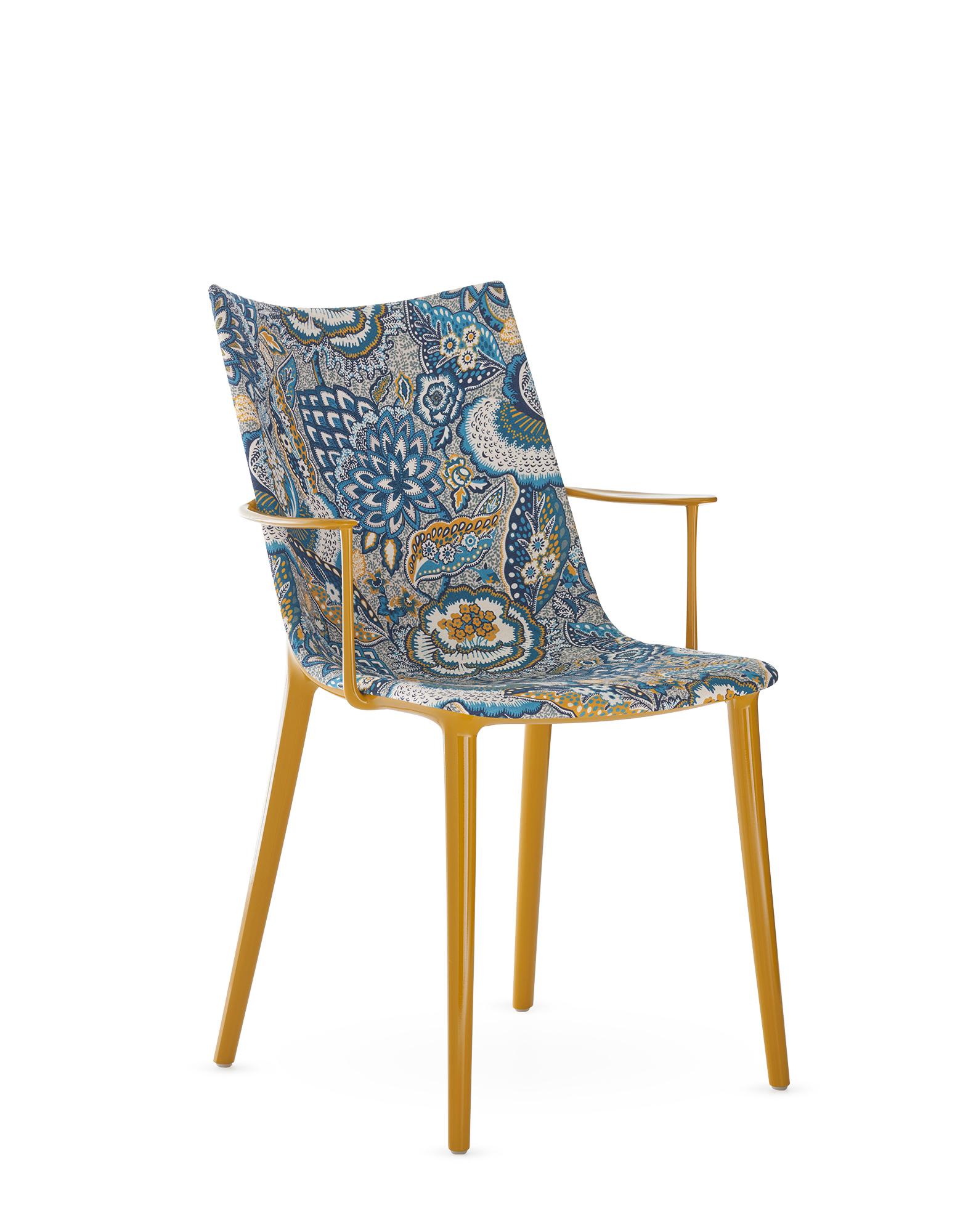 E-shop Stolička H.H.H. čalúnená látka, viac variantov - Kartell Farba: Hořčicová / inkoust