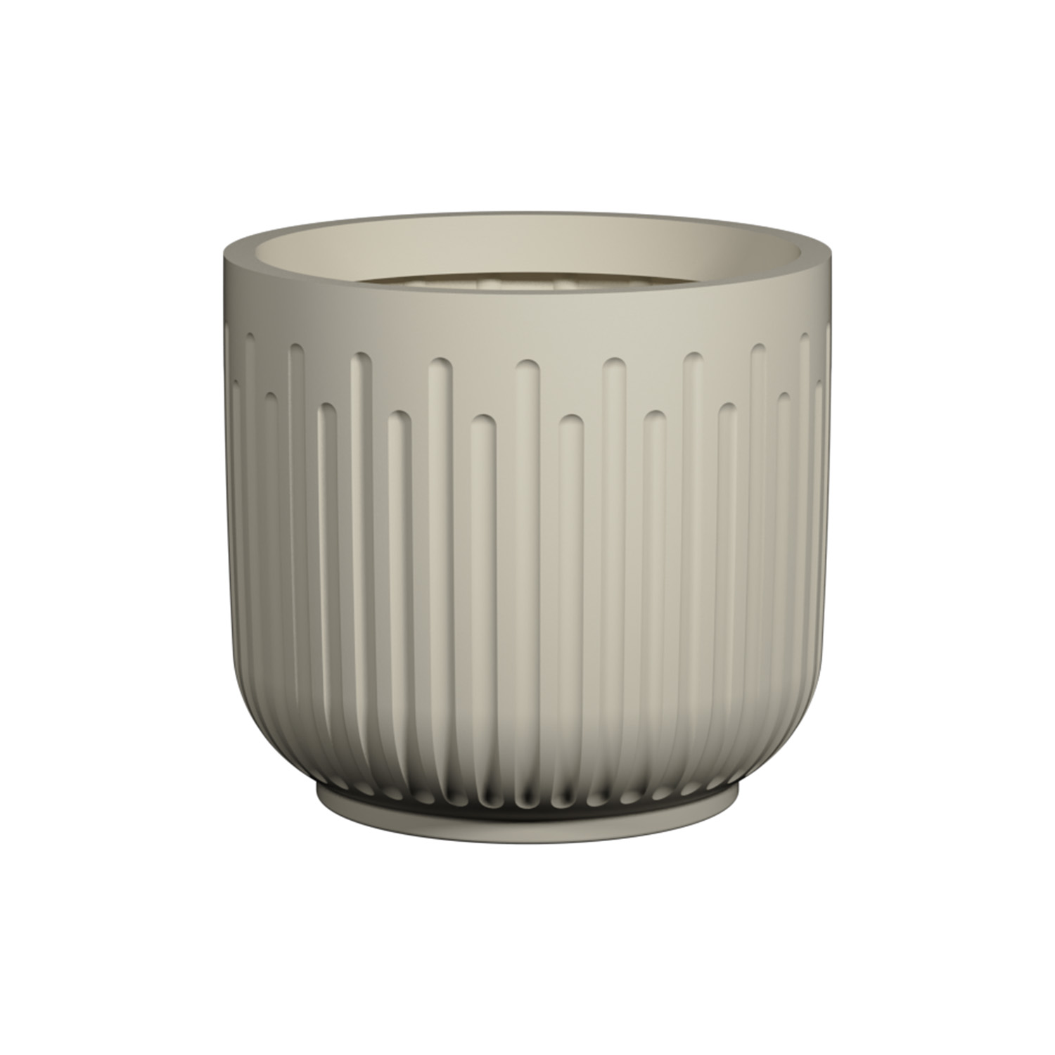 E-shop Pottery Pots Kvetináč Arcus, hodvábne biela, viac veľkostí - Potterypots Velikost: XS - ⌀ 33, v. 30,3 cm