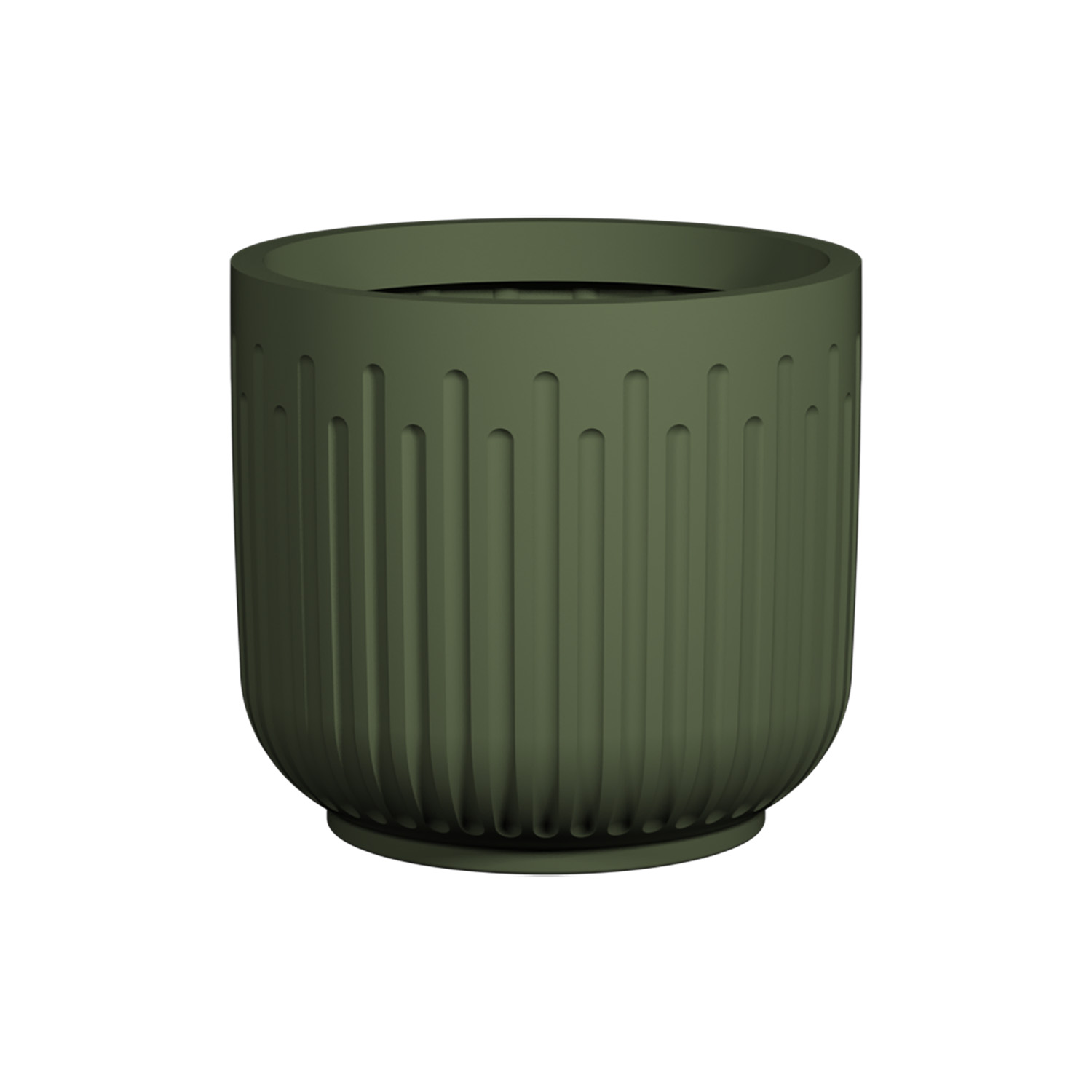 E-shop Pottery Pots Kvetináč Arcus, sivozelená, viac veľkostí - Potterypots Velikost: S - ⌀ 40, v. 37 cm