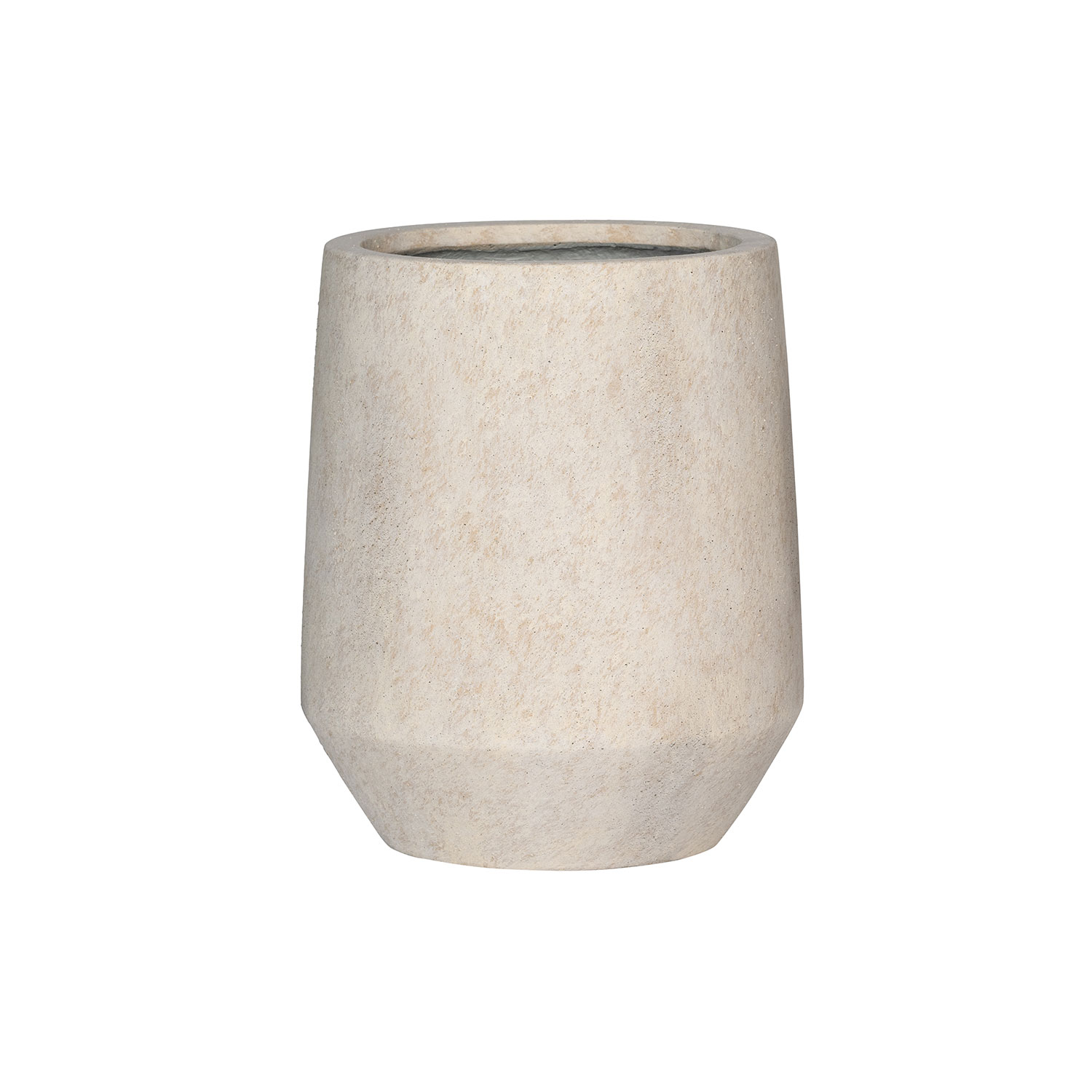 E-shop Kvetináč Harith High, béžový travertín, viac veľkostí - Pottery Pots Velikost: S - ⌀ 43,5, v. 61 cm
