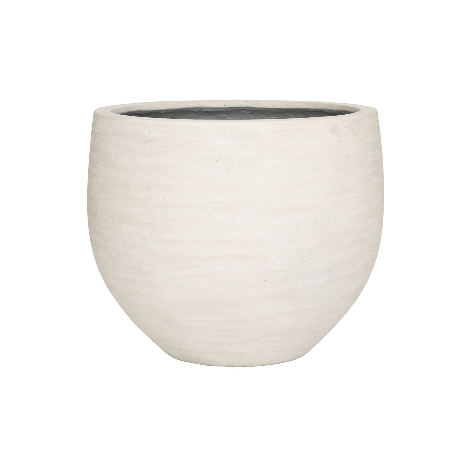 E-shop Pottery Pots Kvetináč Jumbo Orb, jemná slonovina, viac veľkostí - Potterypots Velikost: S - ⌀ 87,5, v. 70 cm