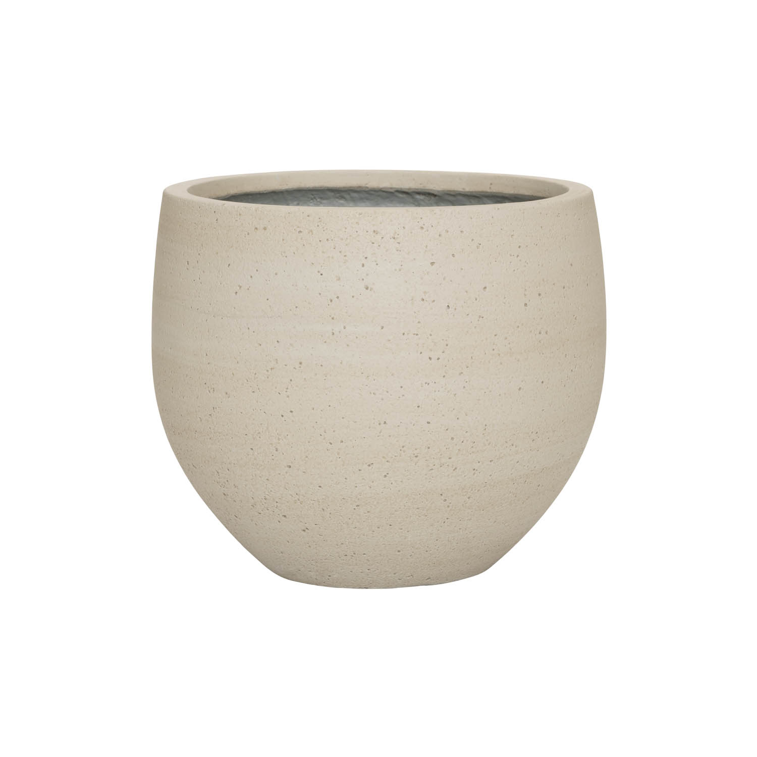 E-shop Kvetináč Mini Orb, jemná béžová, viac veľkostí - Pottery Pots Velikost: L - ⌀ 32, v. 27 cm