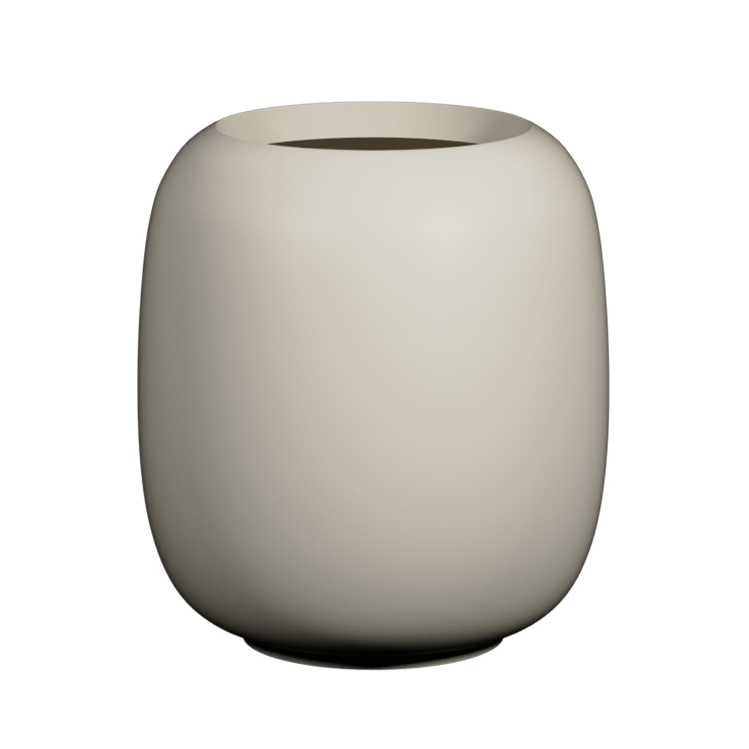 E-shop Pottery Pots Kvetináč Sphere, hodvábne biela, viac veľkostí - Potterypots Velikost: S - ⌀ 43,6, v. 48,3 cm