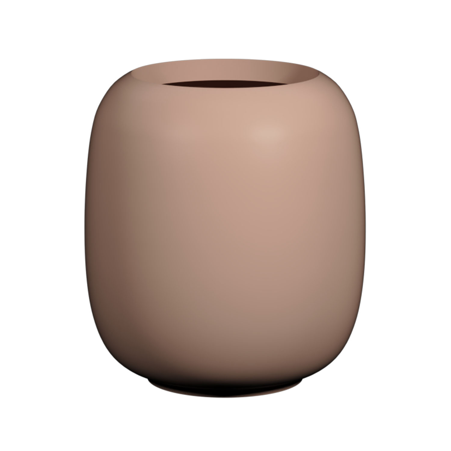 E-shop Pottery Pots Kvetináč Sphere, púdrovo ružová, viac veľkostí - Potterypots Velikost: S - ⌀ 43,6, v. 48,3 cm